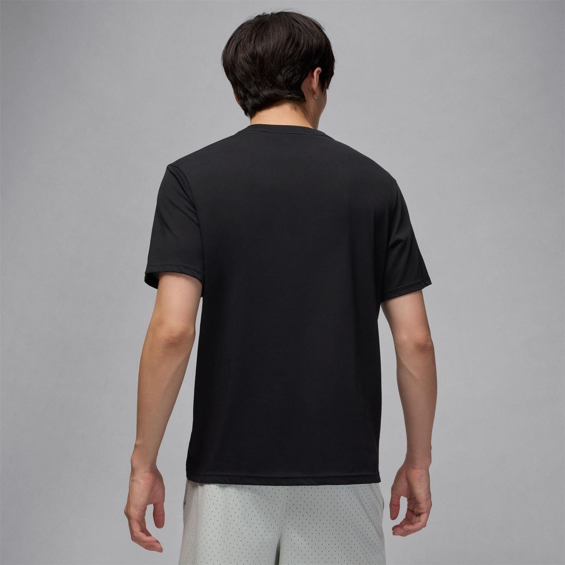 Air Jordan Regular Fit Small Logo Print Crew Neck T-Shirt