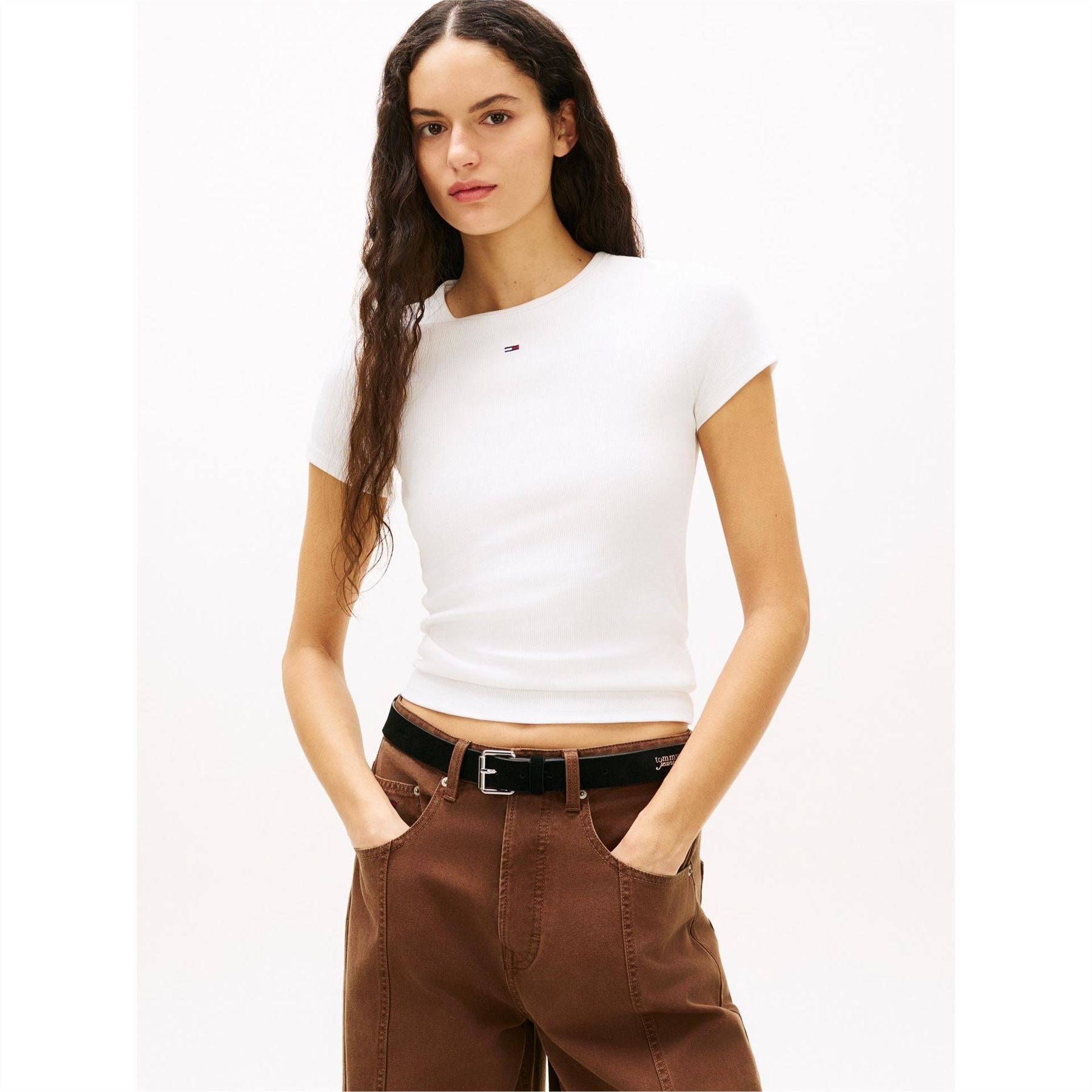 Tommy Jeans 2pk Ess Rib Ss Ld63