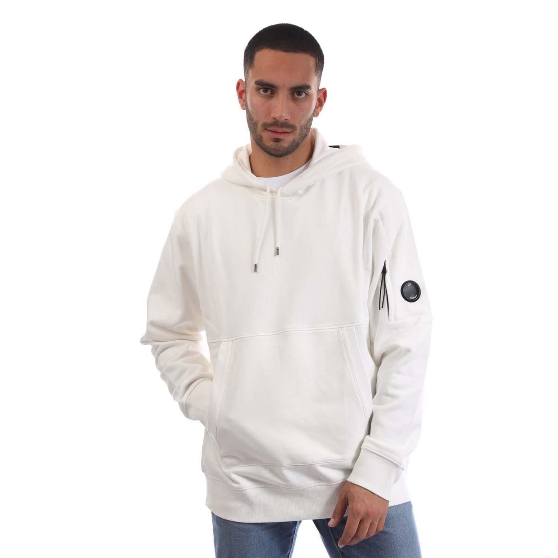 CP Company Raised Fleece Lens Hoodie