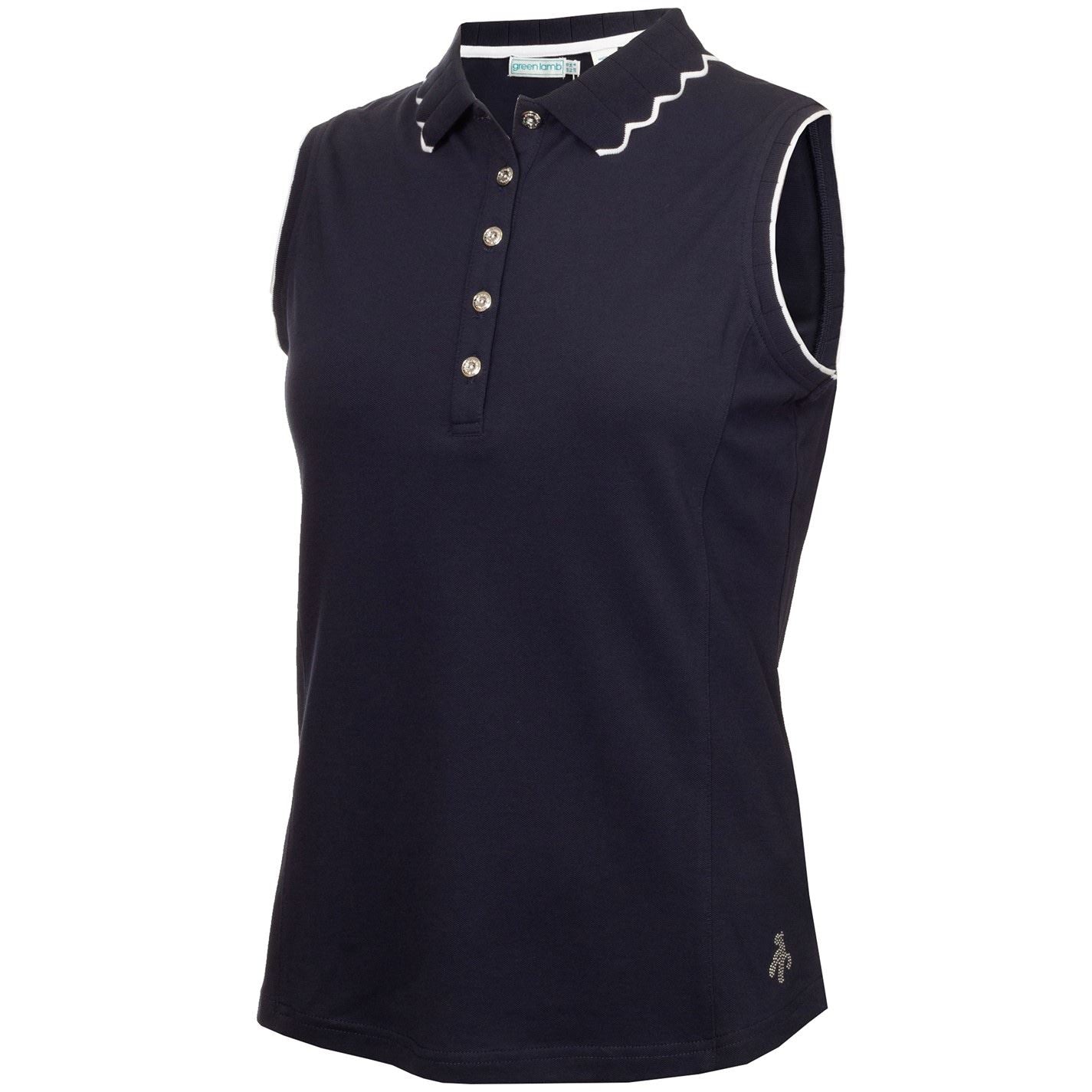 Calvin Klein Golf Womens Lamb Nadia Sleeveless Polo Shirt