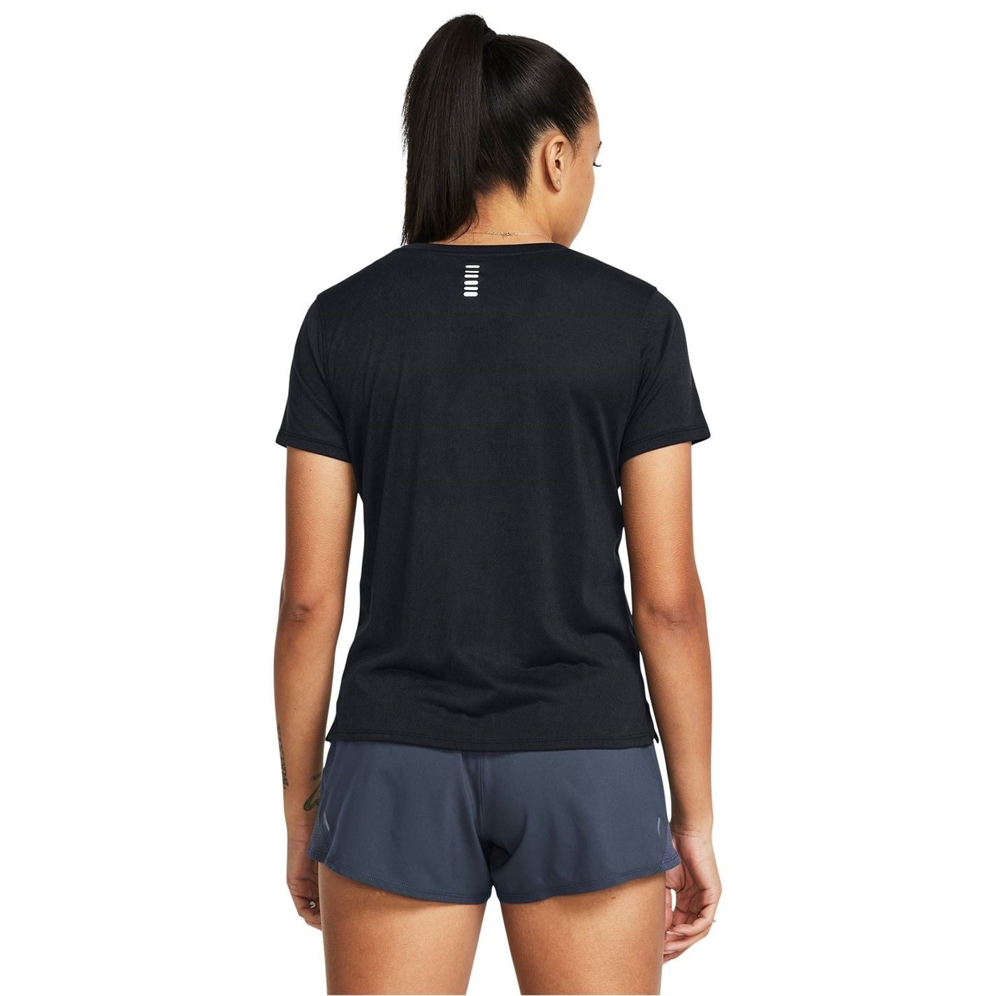 Under Armour Womens Armour Ua Launch Splatter Ss Running Top