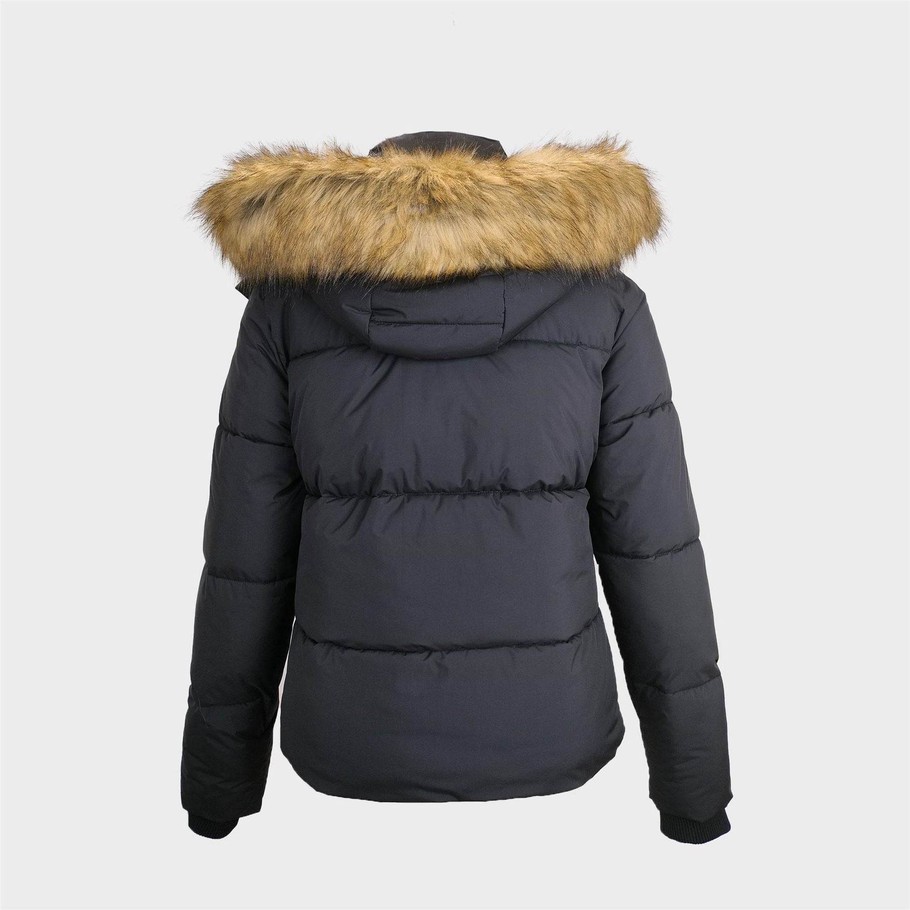 Jack Wills Riley Water Resistant Detachable Hood Short Puffer Jacket