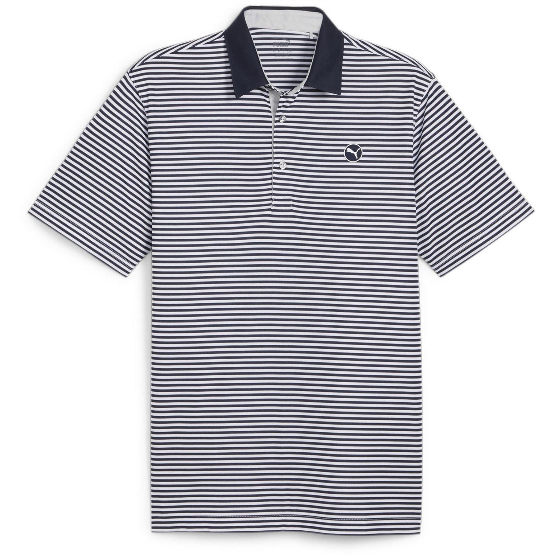 Puma Mens Pure Stripe Polo Shirt