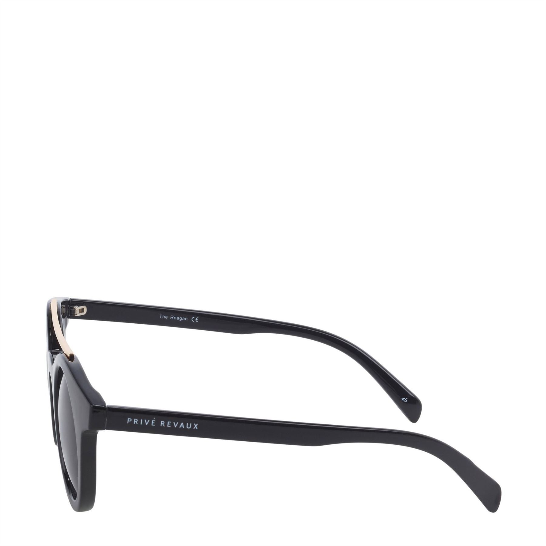Prive Revaux R The Reagan Round Double Bridge Sunglasses