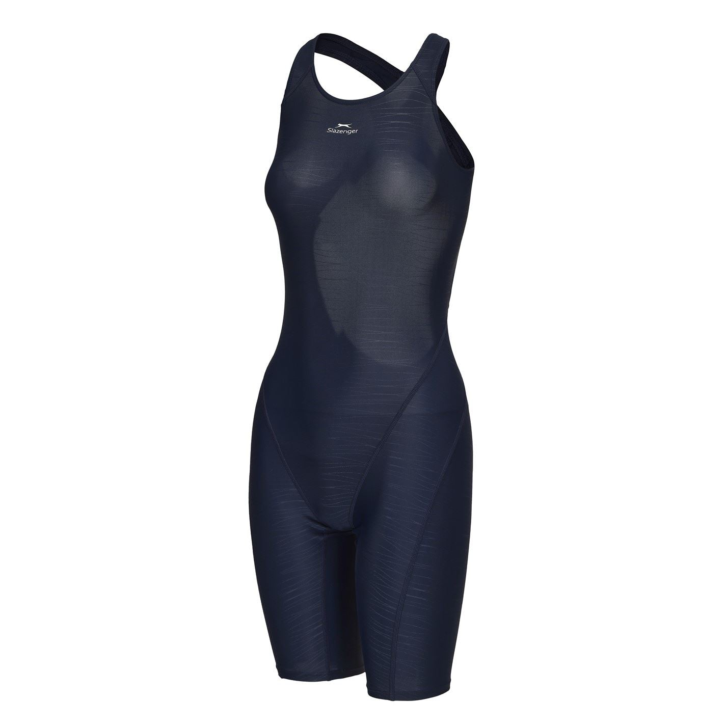 Slazenger Knee Length Swimsuit Ladies