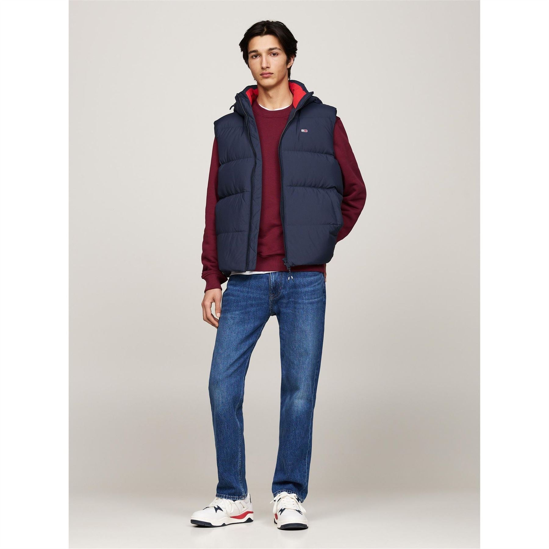 Tommy Jeans Essential Down Hooded Sleeveless Gilet