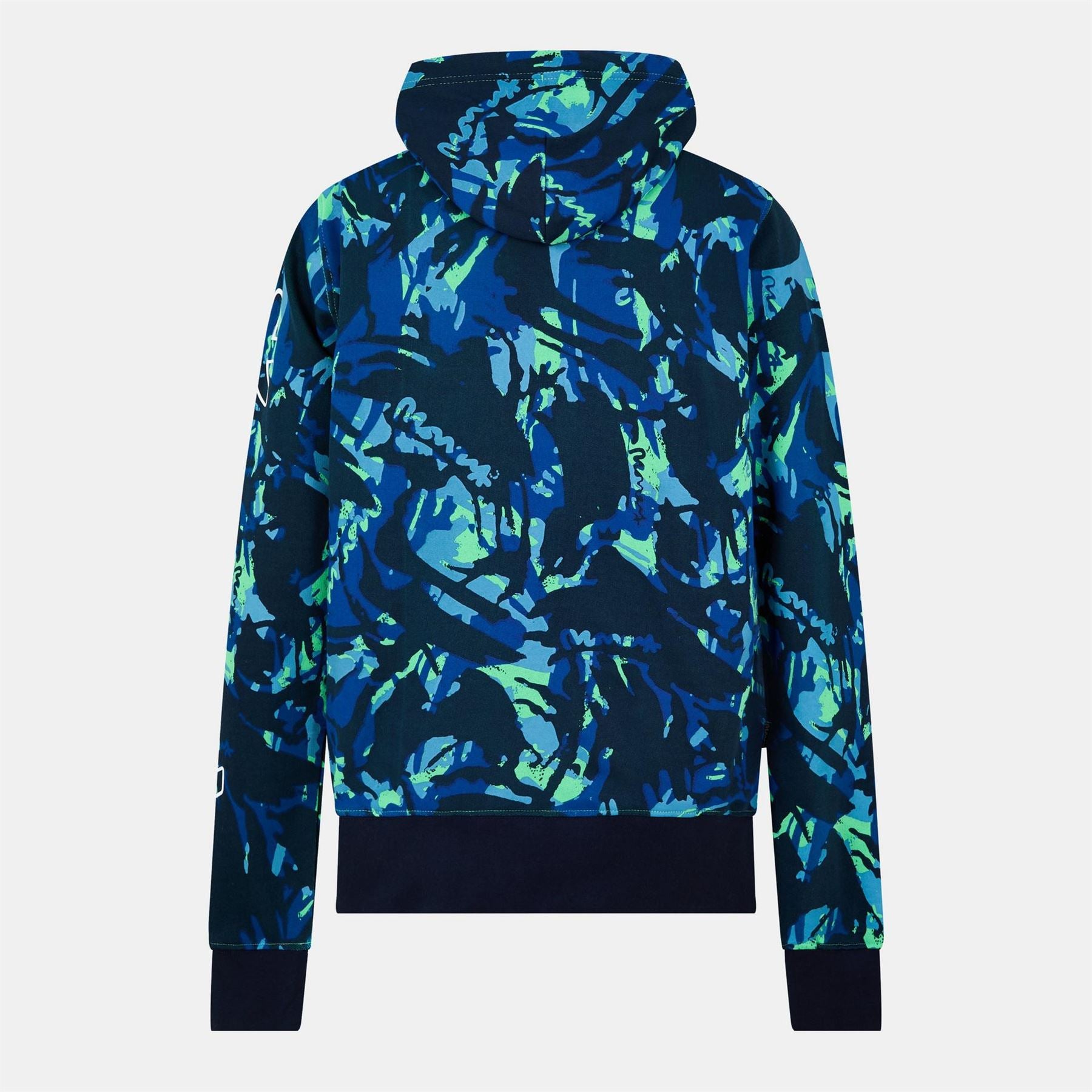 Money Night Camo Hooded Neck Long Sleeve Sweatshirt