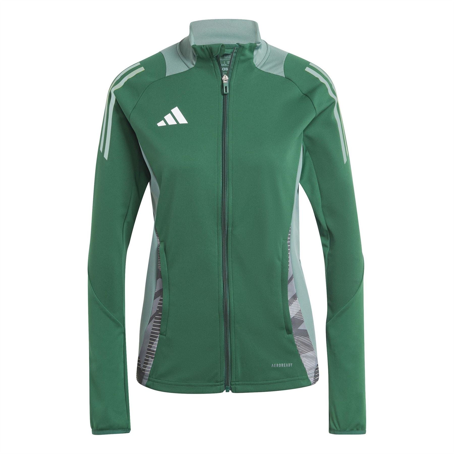 adidas Funnel Neck Raglan Sleeve Slim Fit Athletic Top