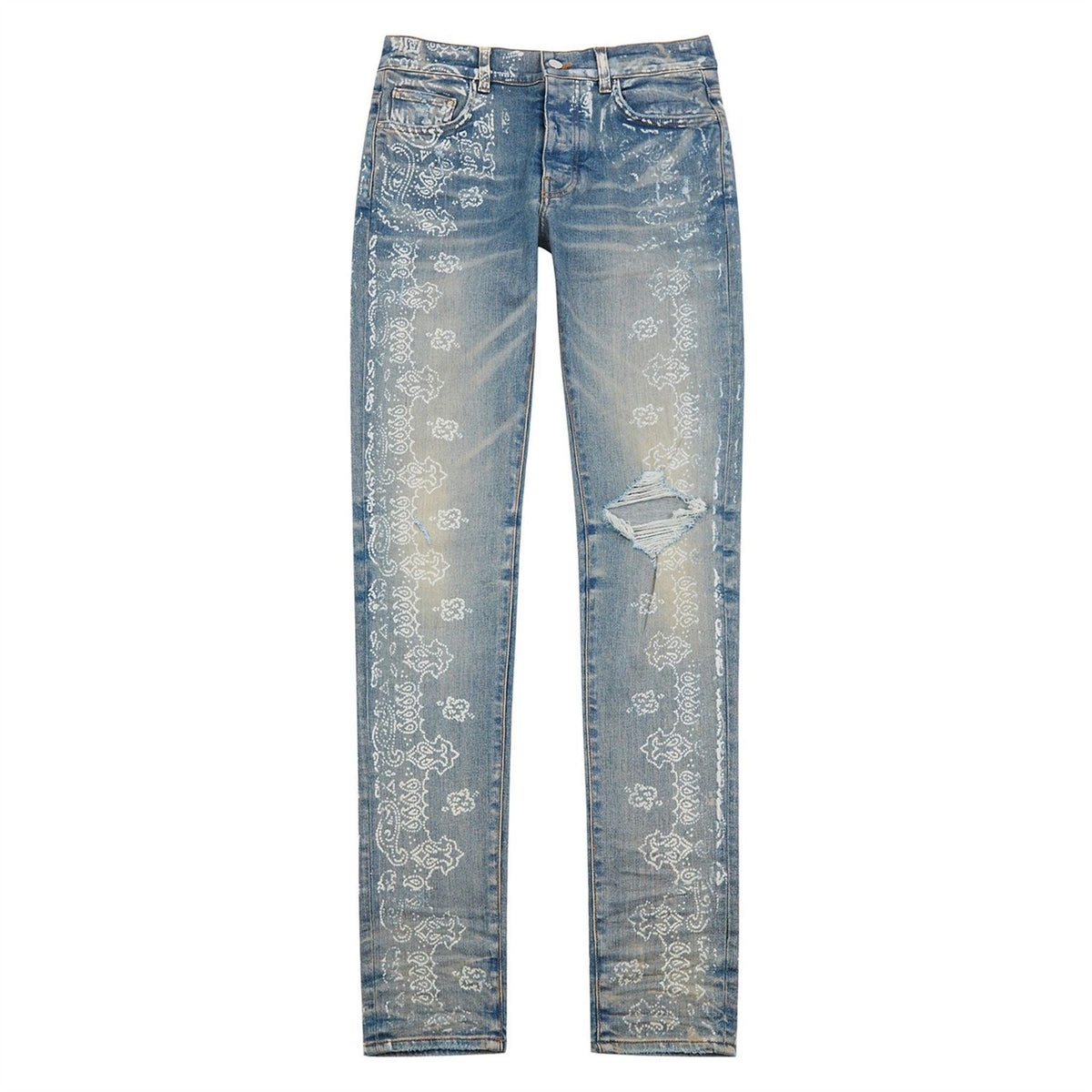 Amiri Bleached Bandana Jeans