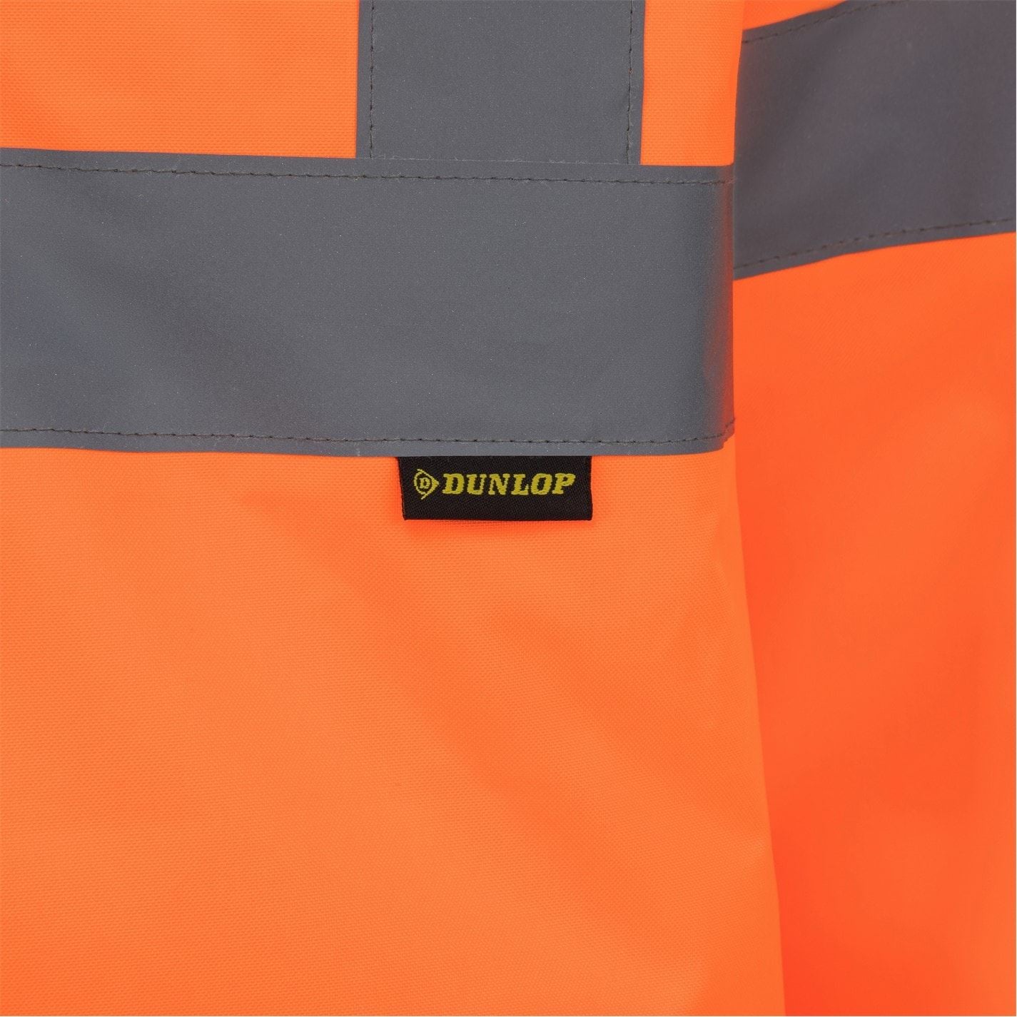 Dunlop Waterproof Wind Resistant Reflective Long Sleeve Hi Vis Jacket