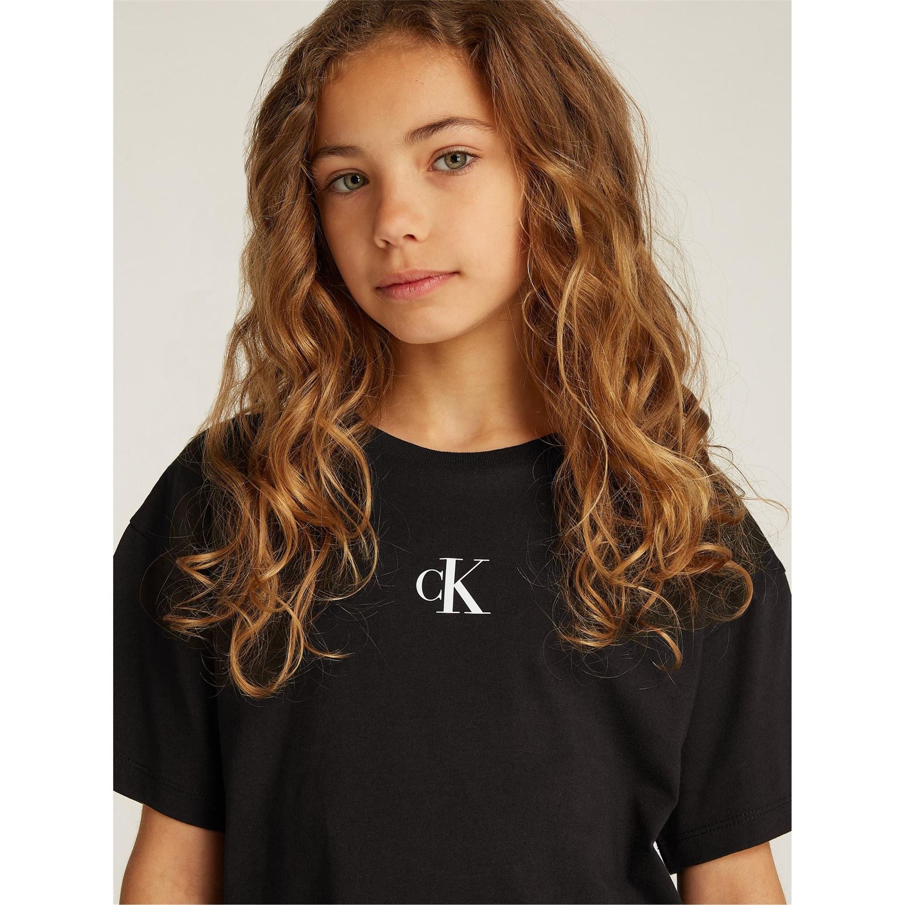 Calvin Klein Jeans CK Logo Boxy Fit Short Sleeve T-Shirt
