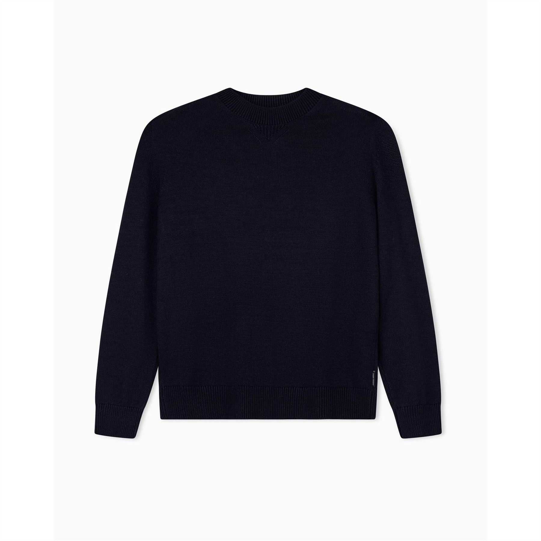 Armani Exchange Crew Neck Fine Knit Long Sleeve Jumper