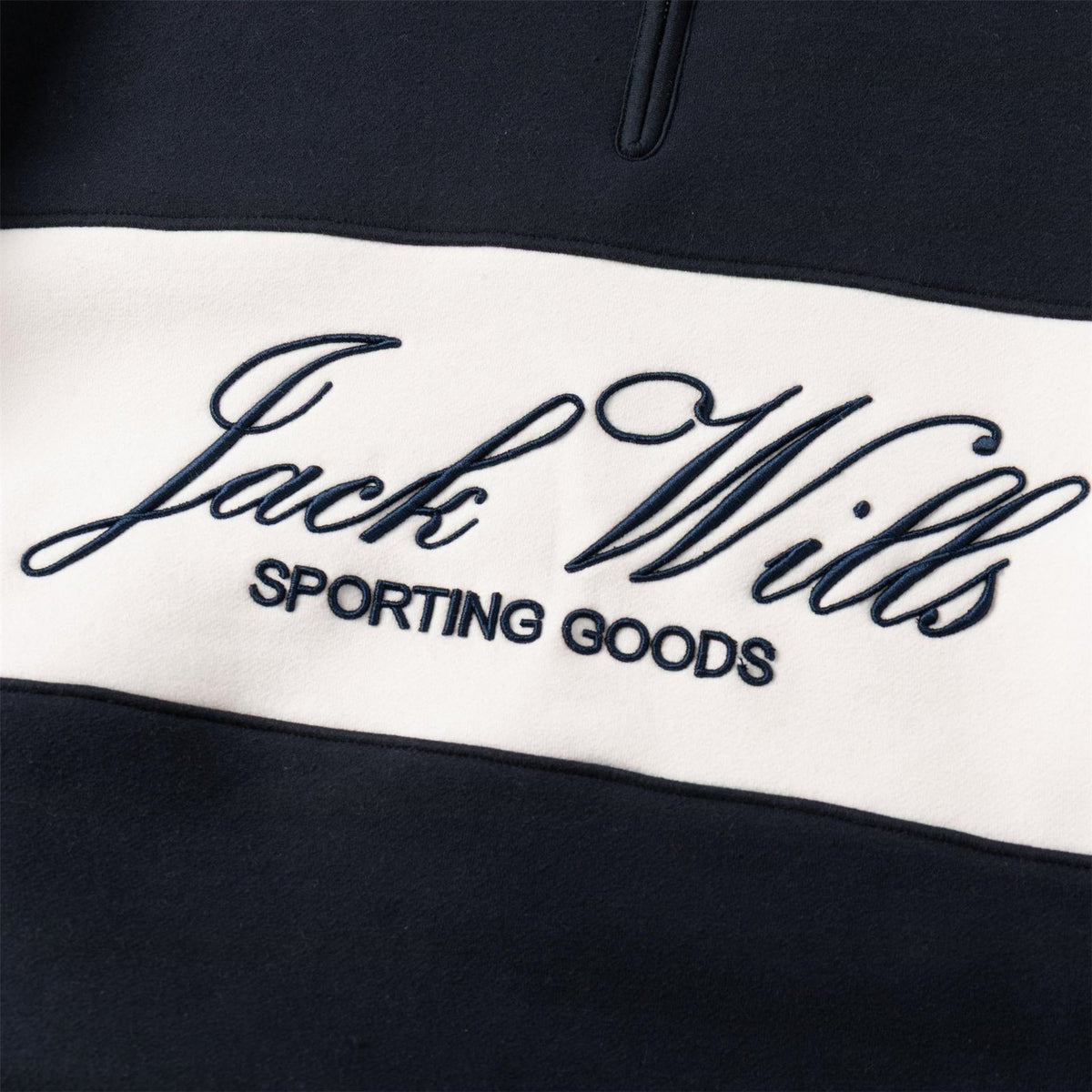 Jack Wills Mens Twill Quarter Zip