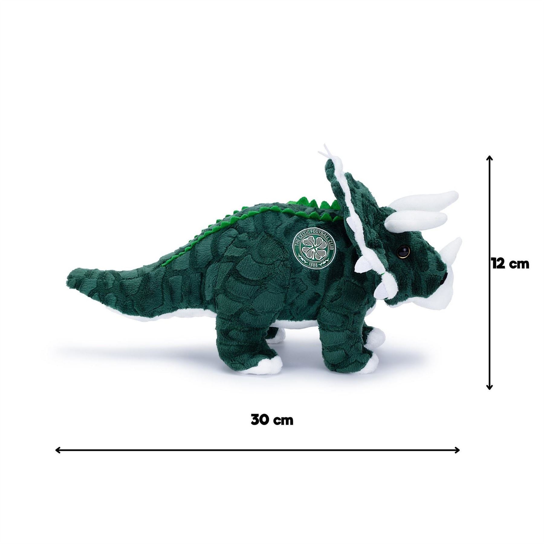 Team Celtic Officially Licensed Triceratops Soft Toy 30cm