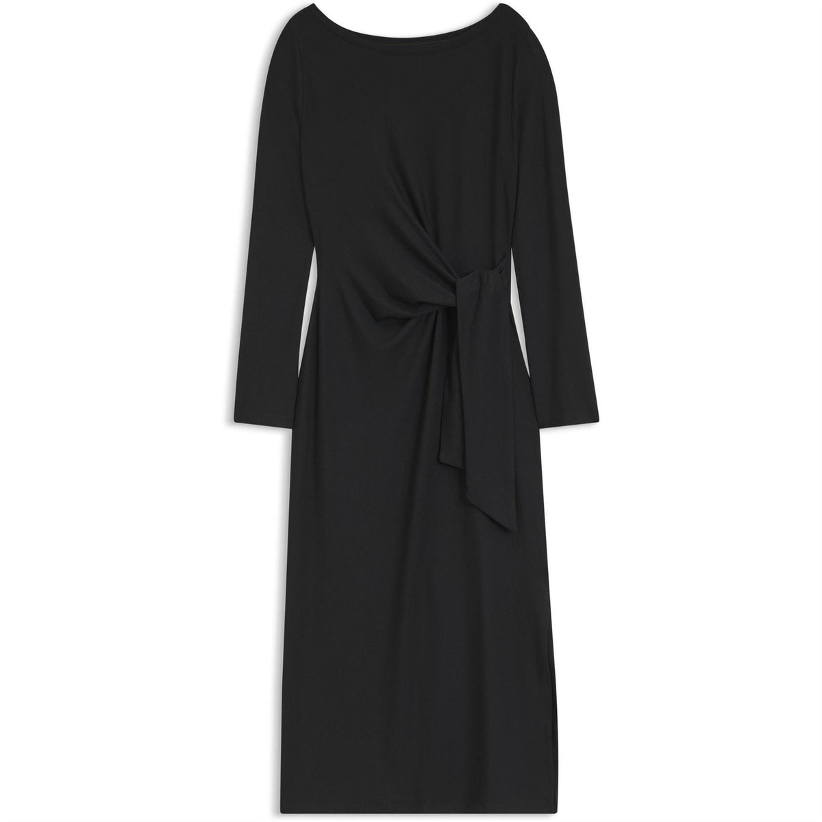 Boss Premium Midi Dress With Wrap Detail (erlot)
