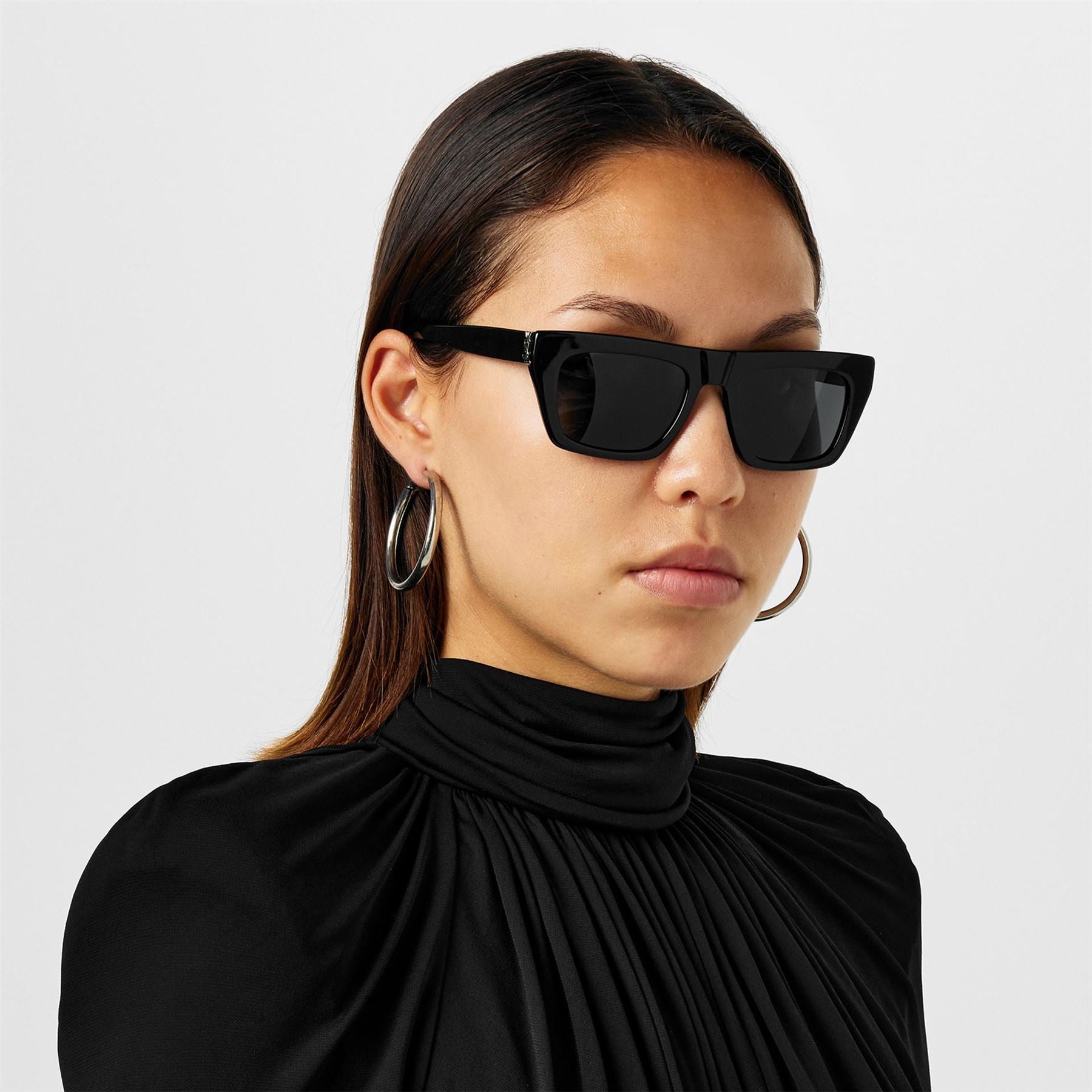 Saint Laurent SL M131 Rectangle Full Rim Sunglasses