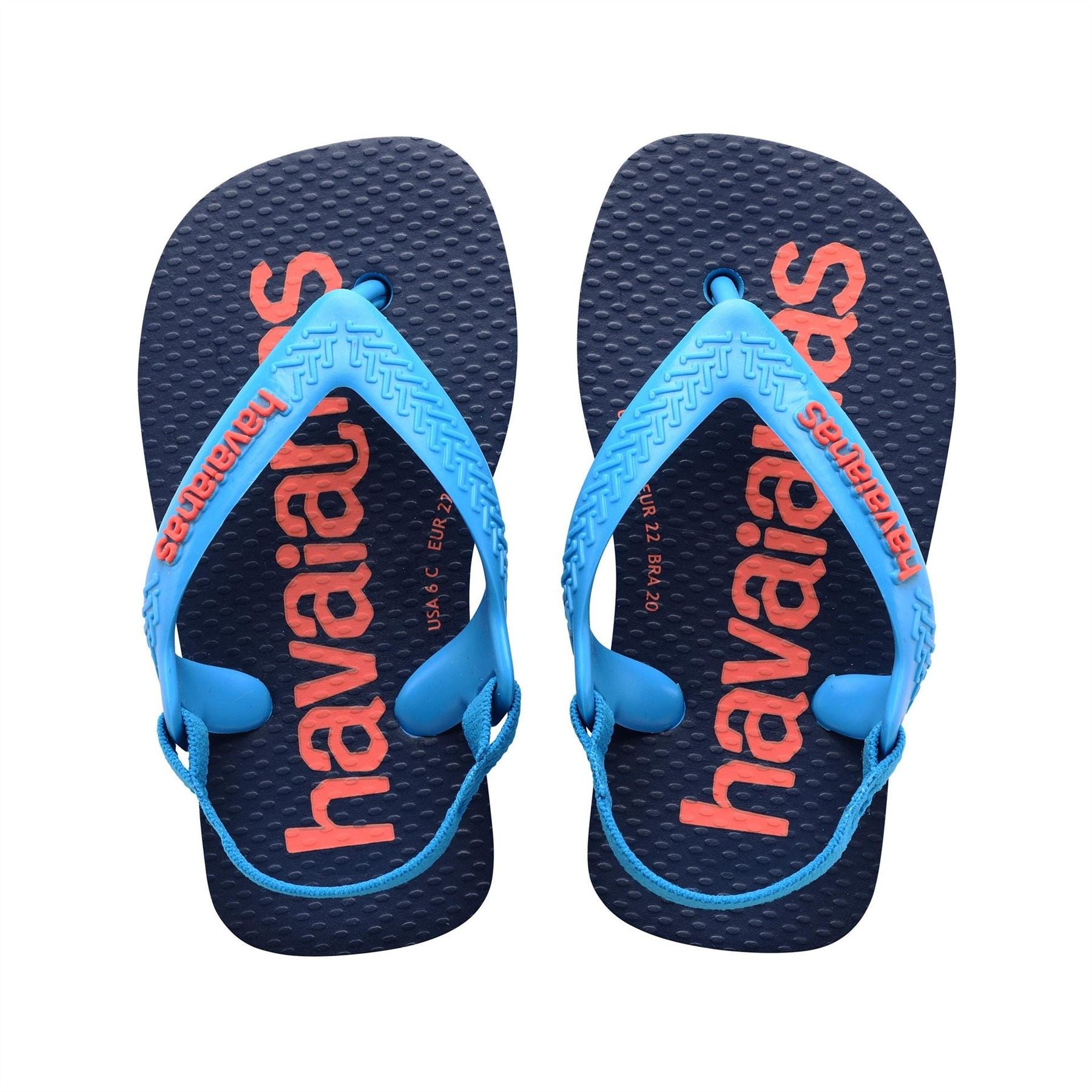 Havaianas Kids Baby Logomania Salmon Flip Flops