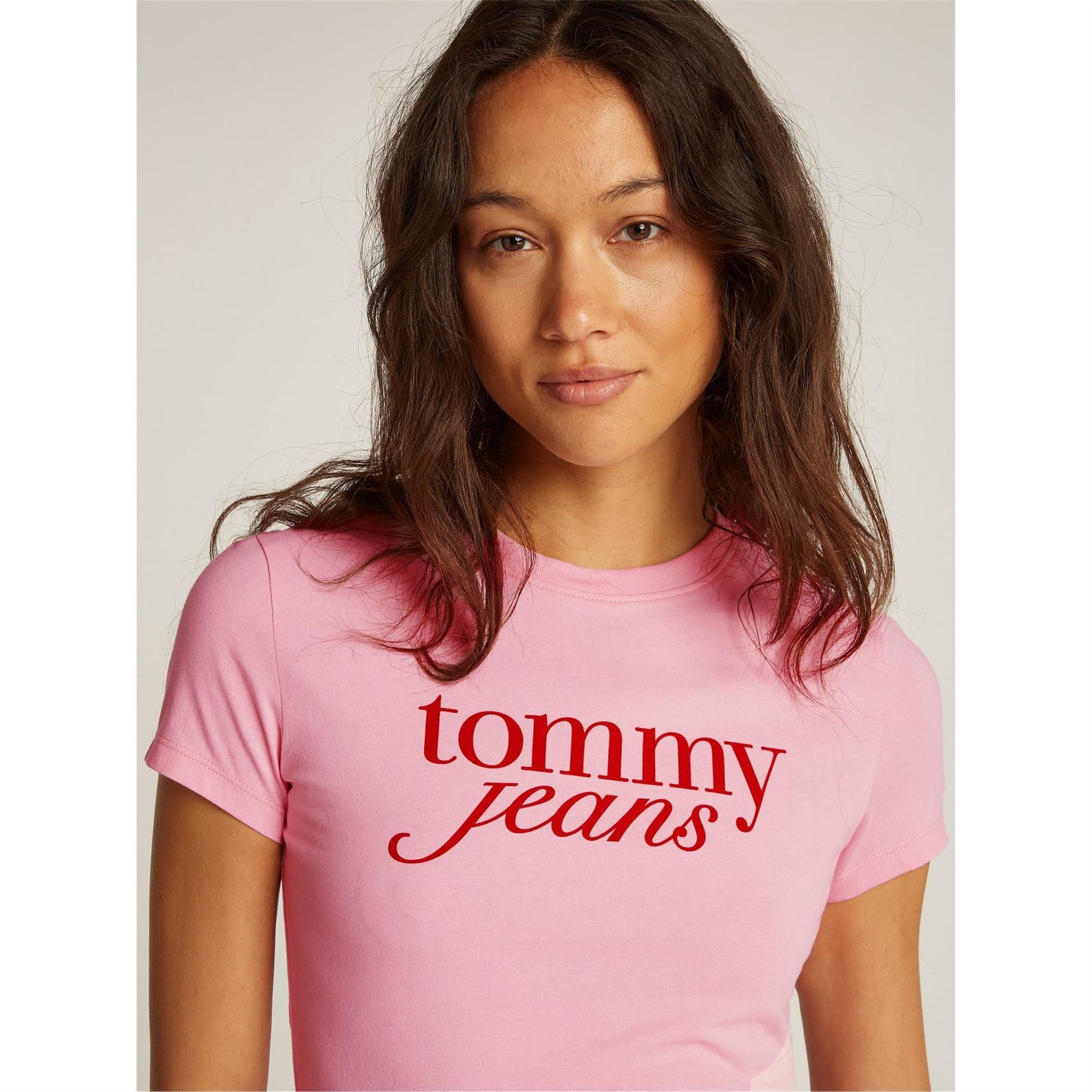 Tommy Jeans Slim Fit Essential Logo Print T-Shirt