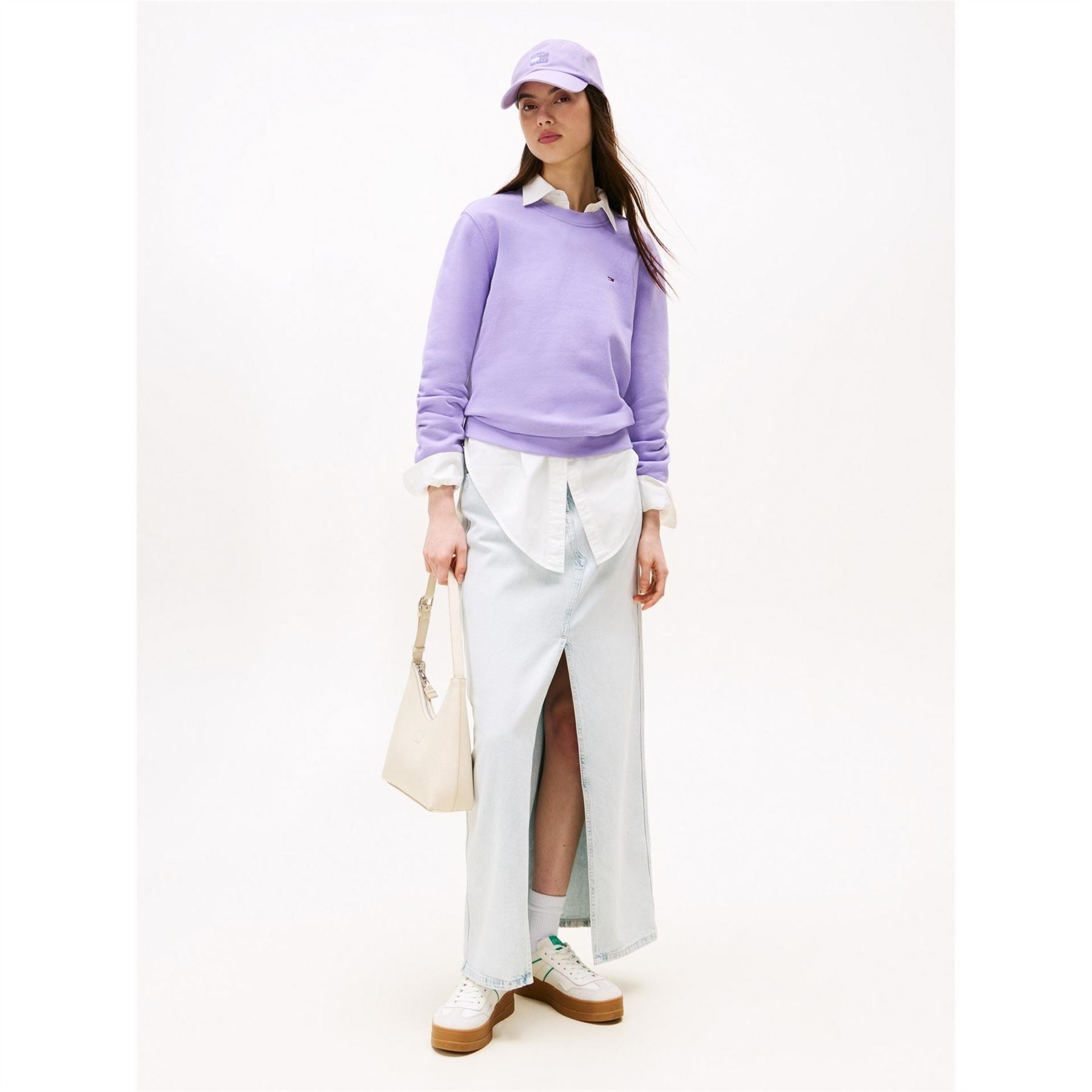 Tommy Jeans Flag Relaxed Fit Crew Sweatshirt