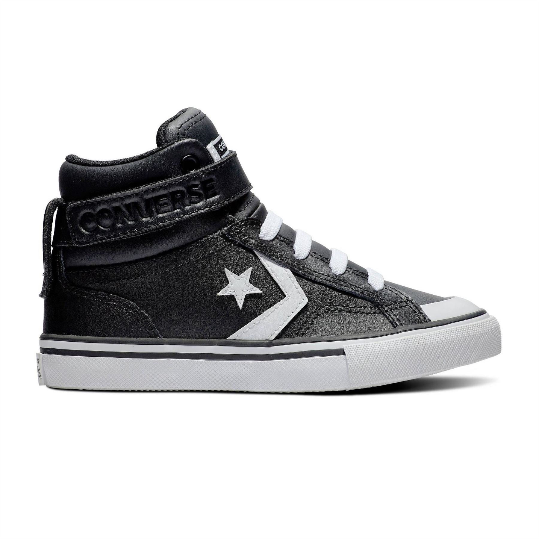 Converse Kids Pro Blaze Strap Leather High Top Trainers