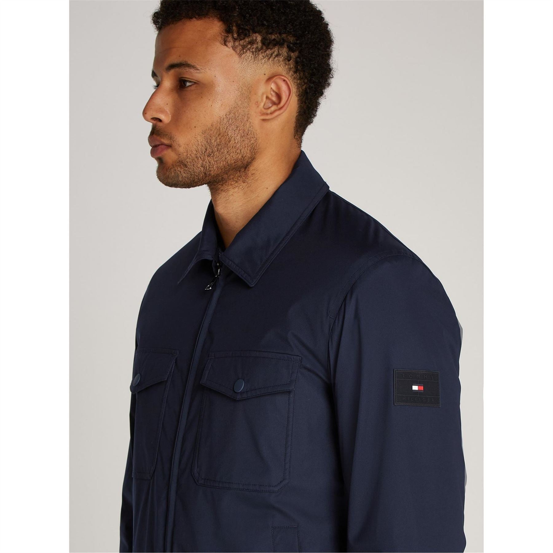 Tommy Hilfiger Regular Fit Shirt Collar Overshirt