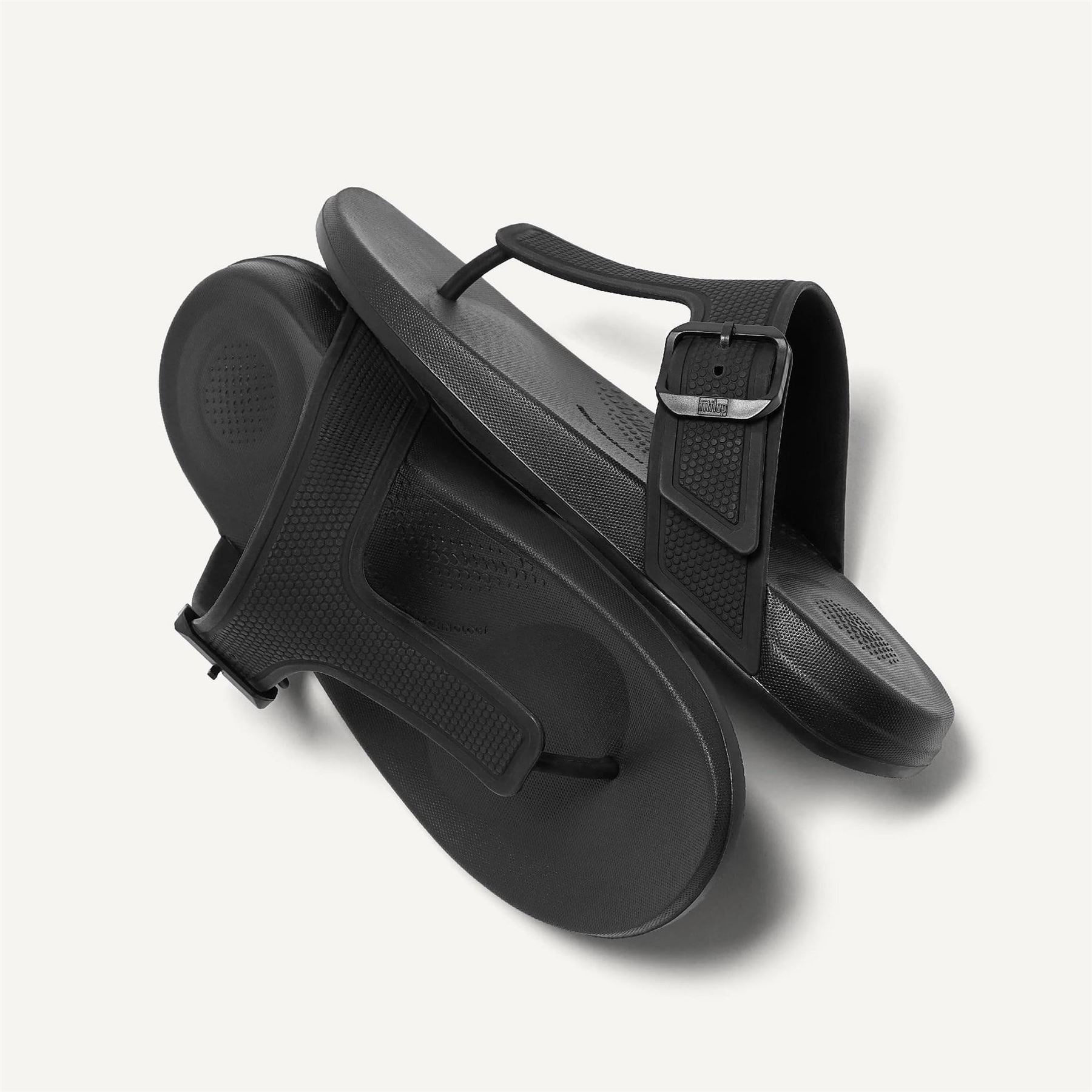 Fitflop Adjustable Buckle Flip Flops