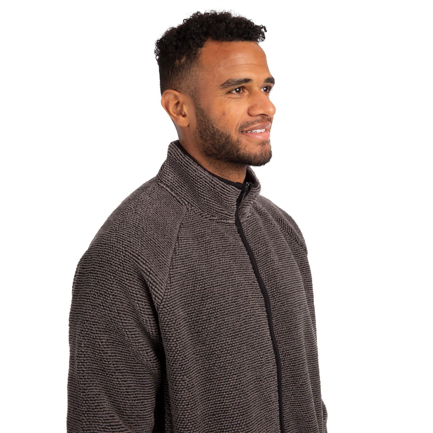 Trespass Salo Textured Full Zipper Fleece Jacket