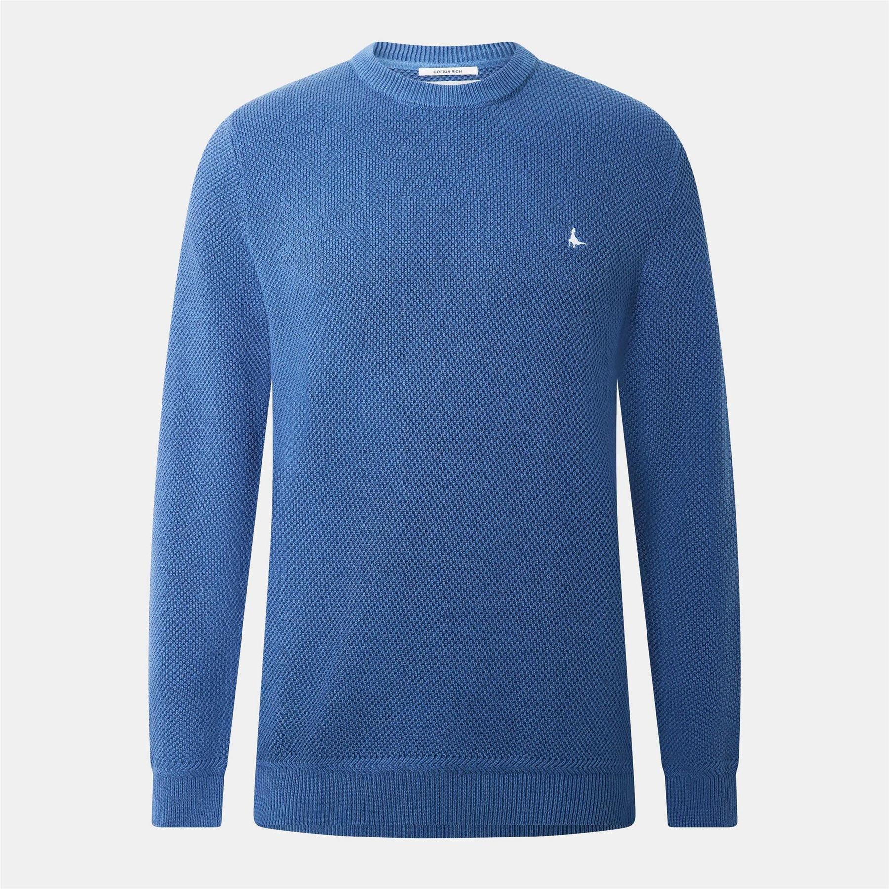 Jack Wills Mens Linus Seed Stitch Crew Neck Jumper
