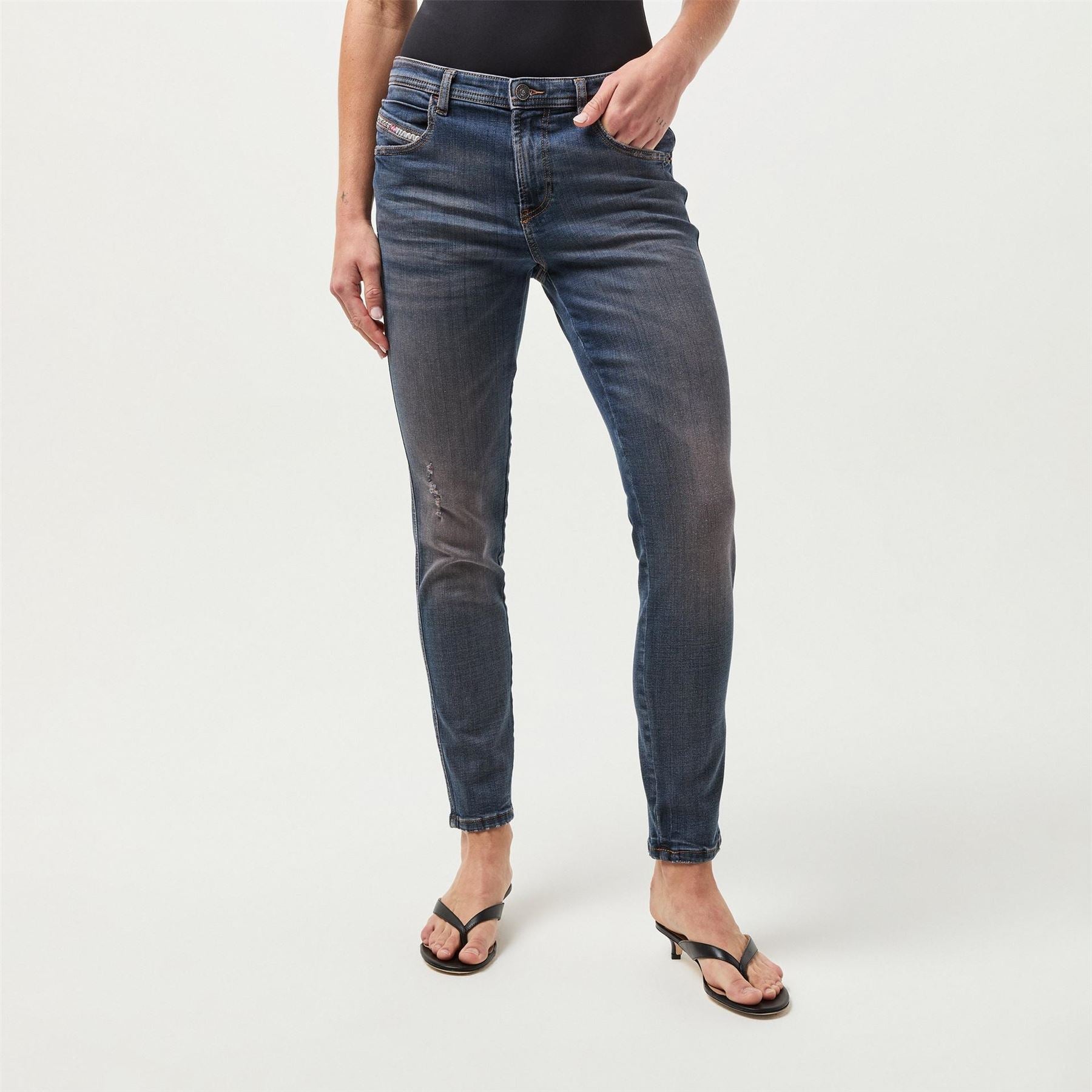 Diesel 2015 Skinny Fit Five Pocket Jeans