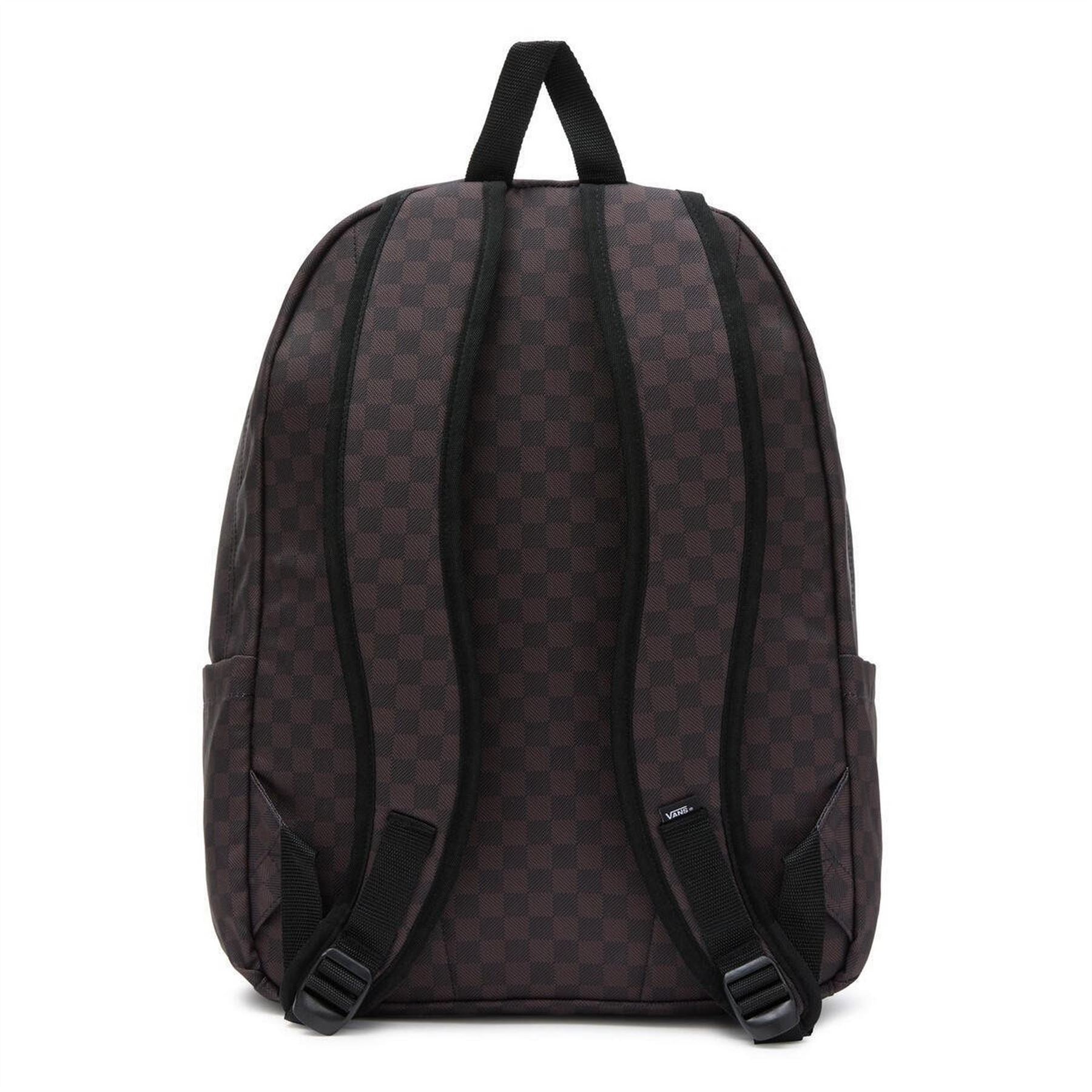 Vans Old Skool Plaid Print Logo Patch Backpack