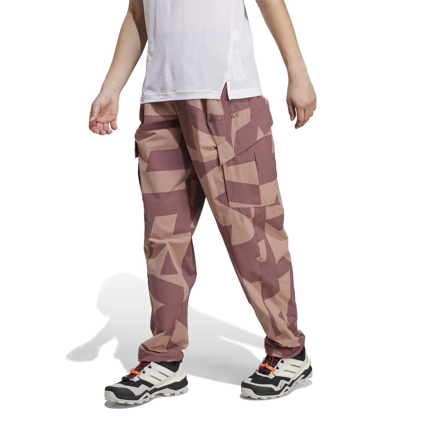 adidas Womens Terrex Xploric Cargo Joggers Printed