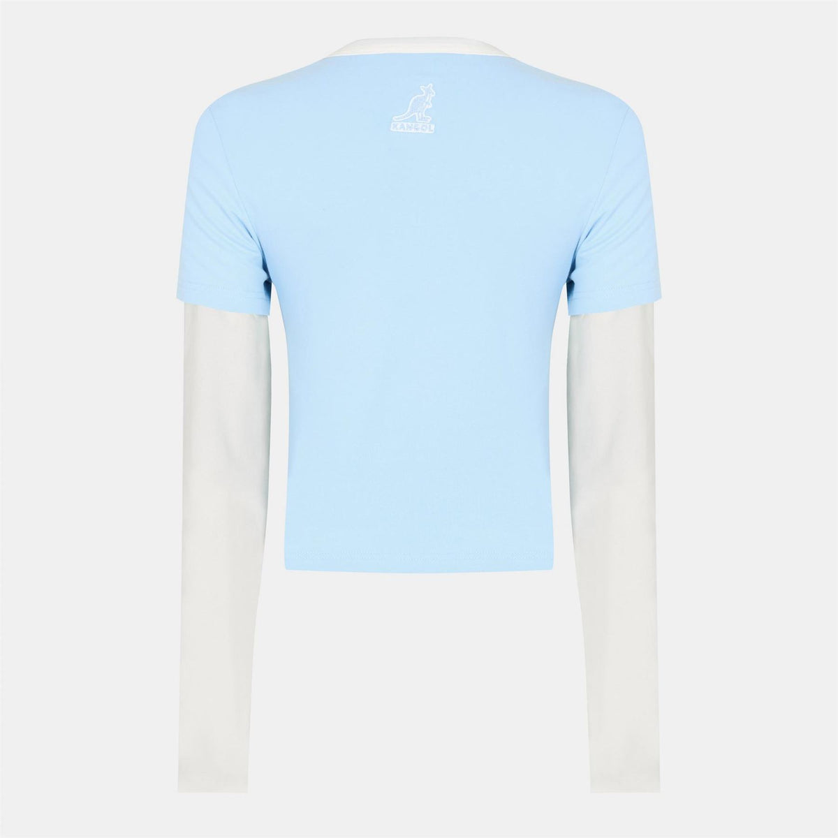 Kangol Cropped Slim Fit Long Sleeve T-Shirt