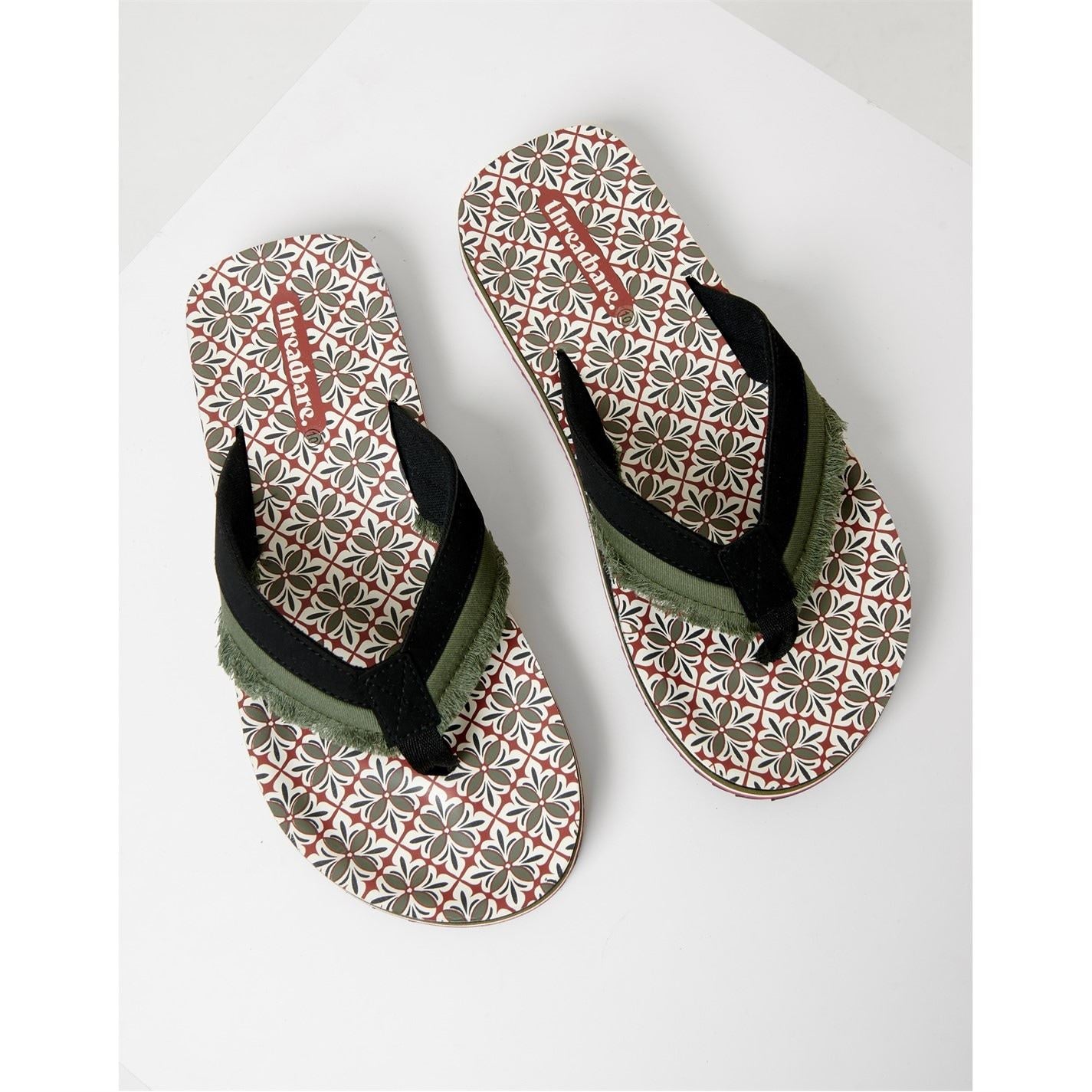 Threadbare August Floral Flip Flops Sandals
