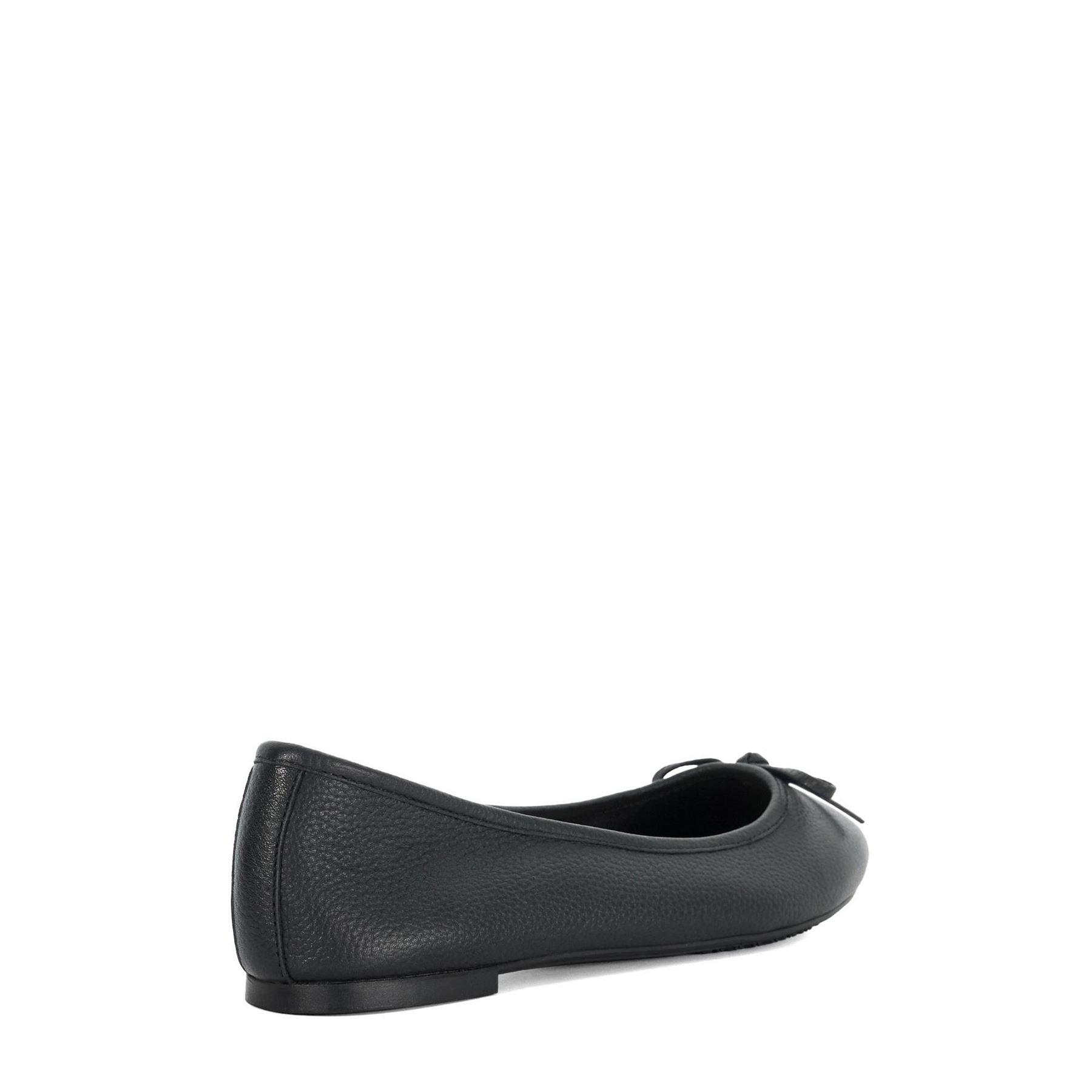 Dune London Harpington Round Toe Textured Mules
