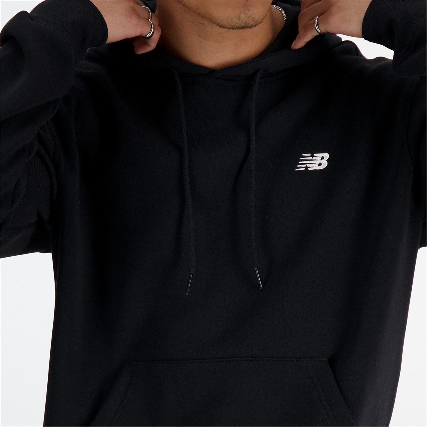 New Balance Regular Fit Drop Shoulder Hooded Neck Sweatshirt