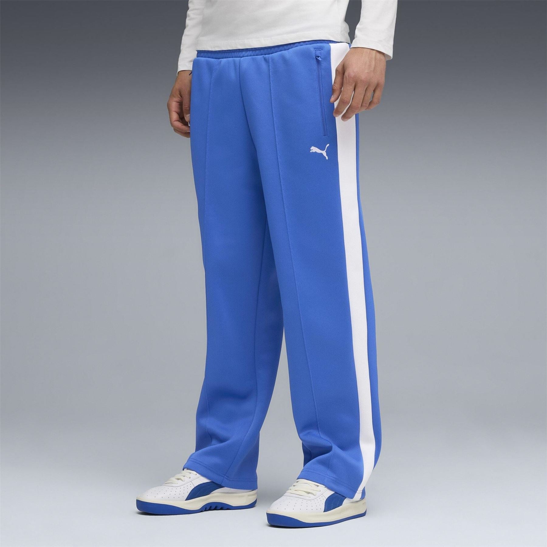 Puma Always On Relaxed Straight Open Hem Woven Tracksuit Joggers