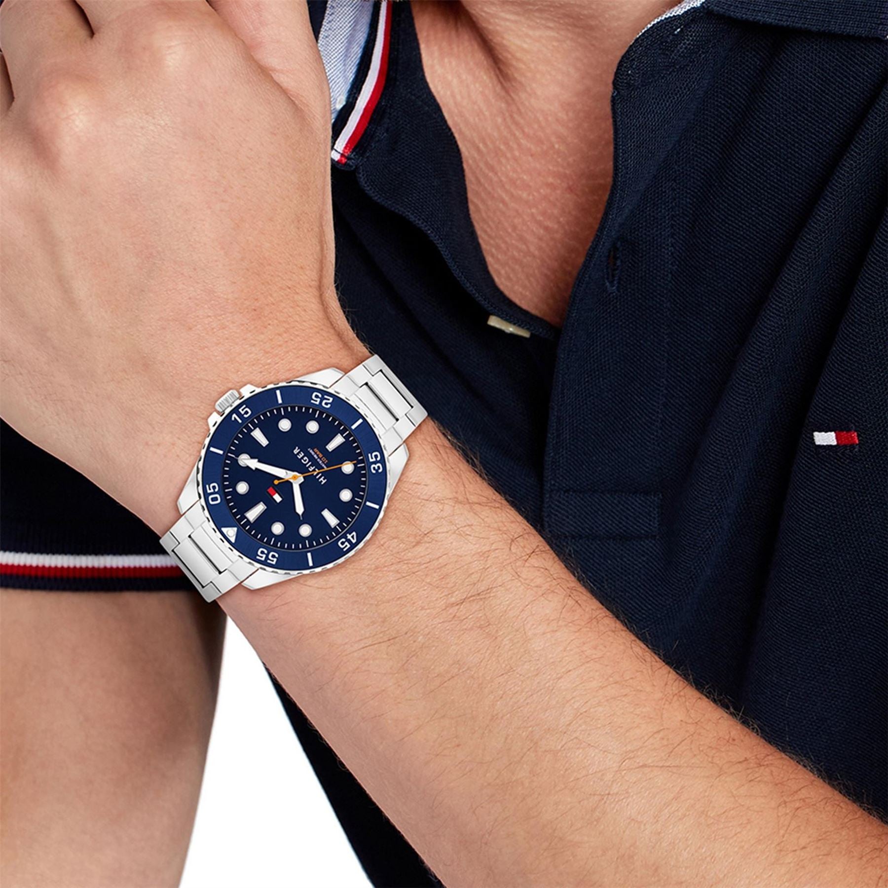 Tommy Hilfiger Hilfiger Mens Stainless Steel Bracelet Watch
