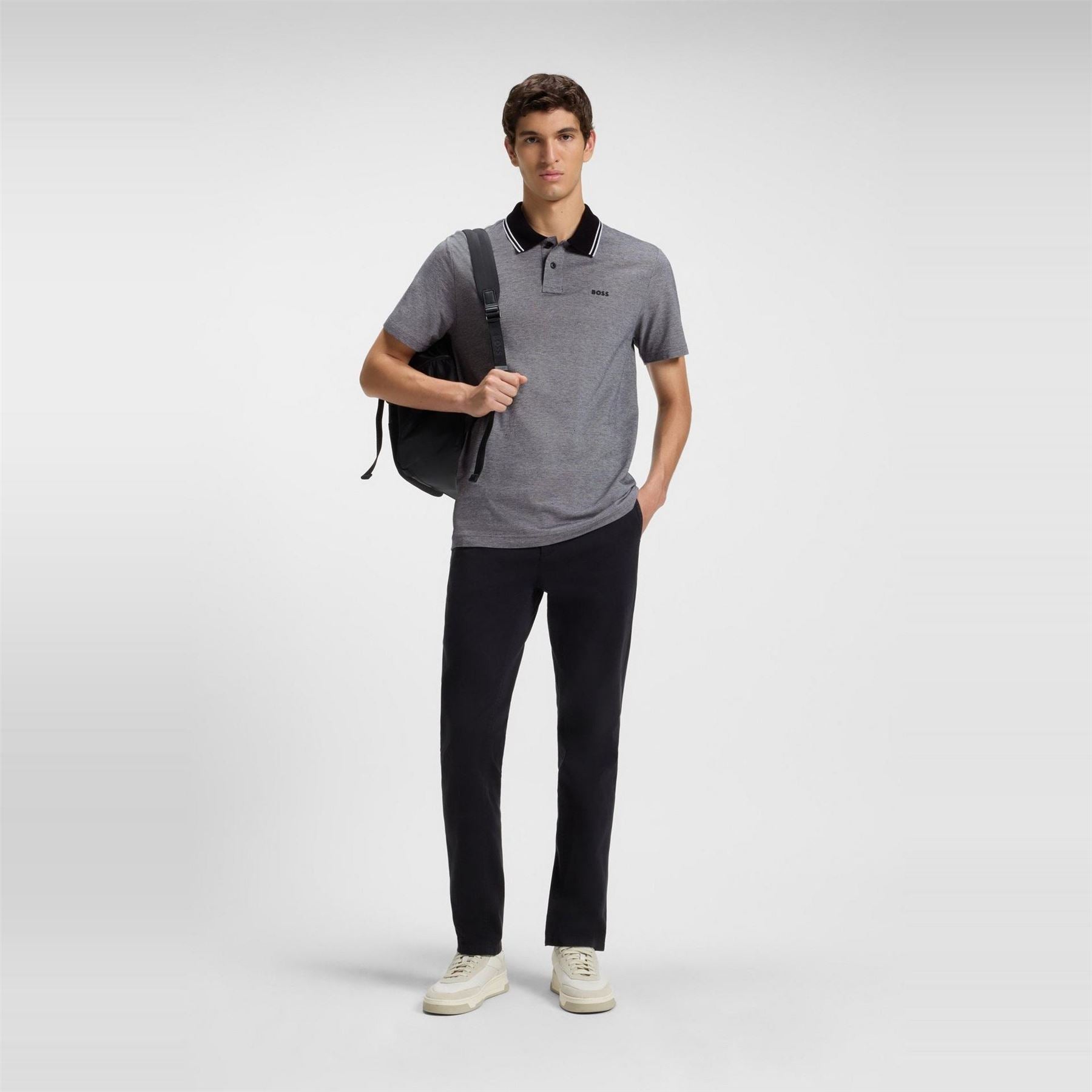Boss Peoxfordnew Short Sleeve Polo Shirt