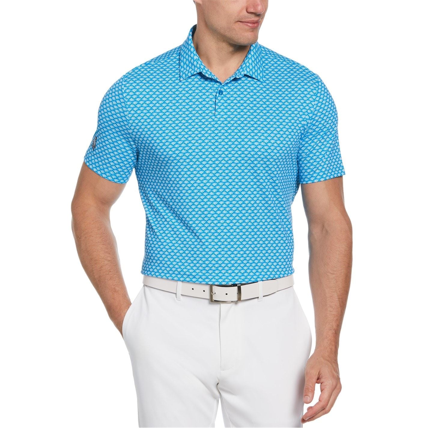 Original Penguin Golf Retro Geo Print Regular Fit Shirt