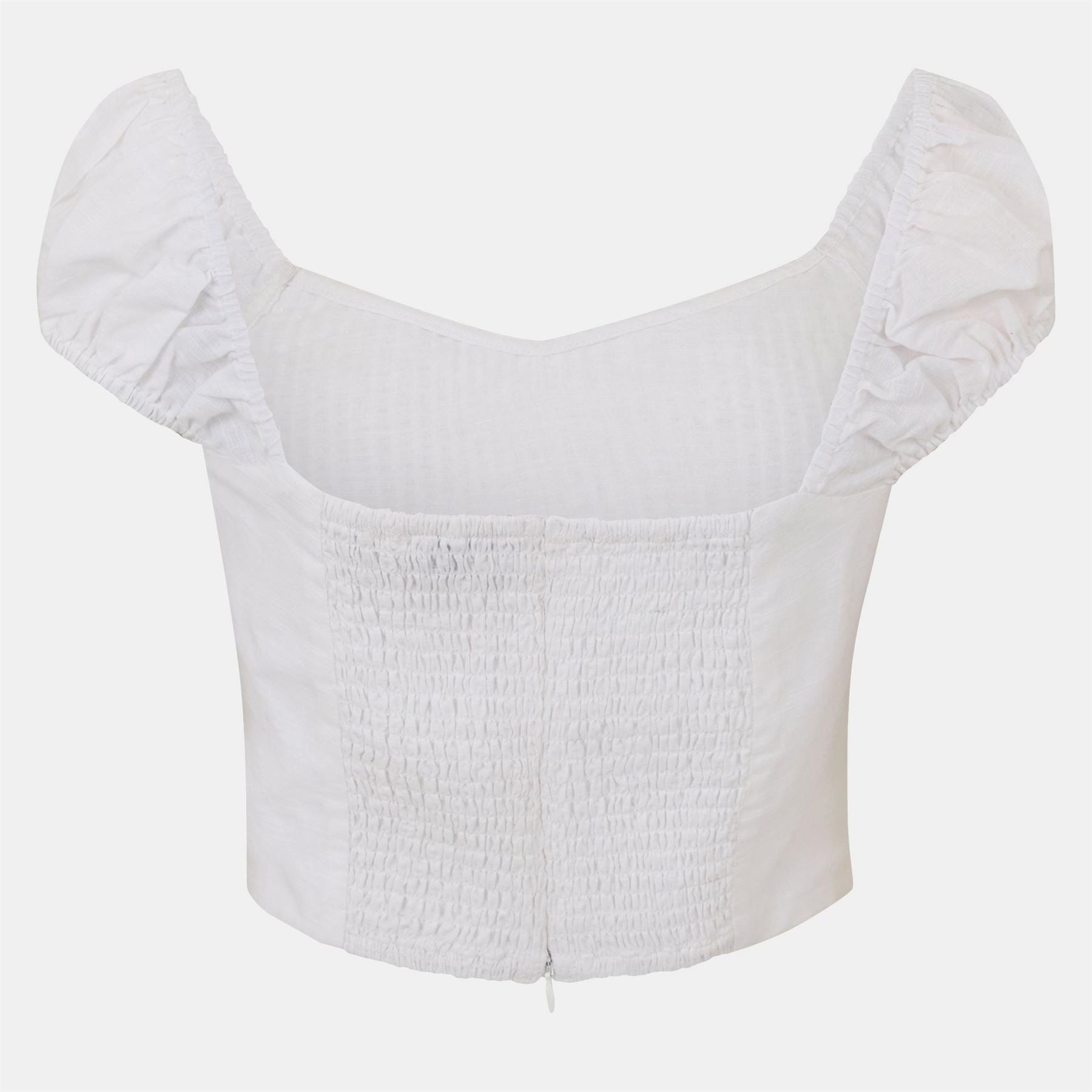 Jack Wills Crochet Mix Top
