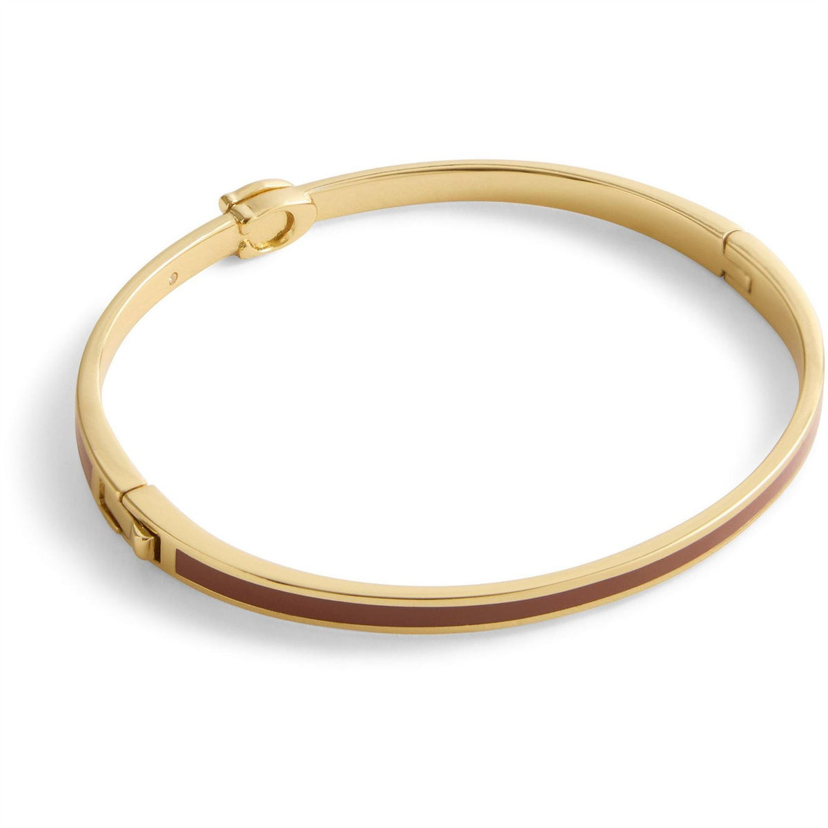 Coach Engraved Logo Bangle