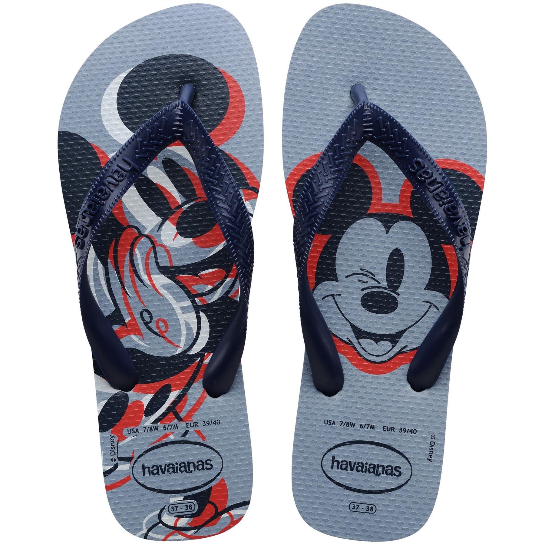 Havaianas Mickey Mouse Graphic Print Flip Flops