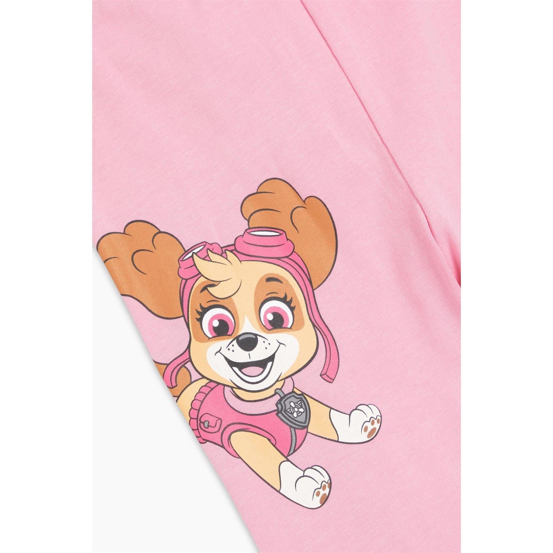 Character Paw Patrol Frill Crew Neck Short Sleeve T-Shirt and Legging Set