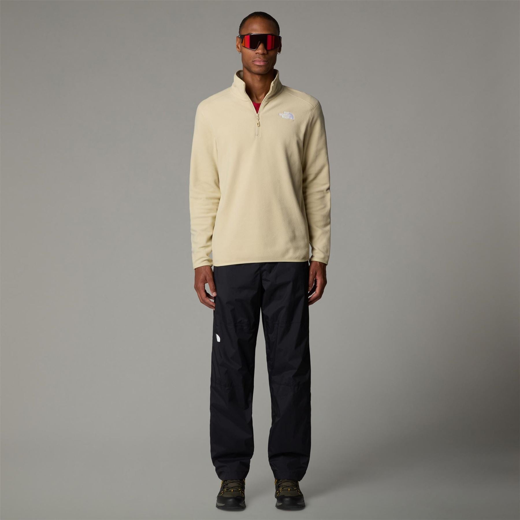The North Face Mens 100 Glacier Quarter Zip Fleece