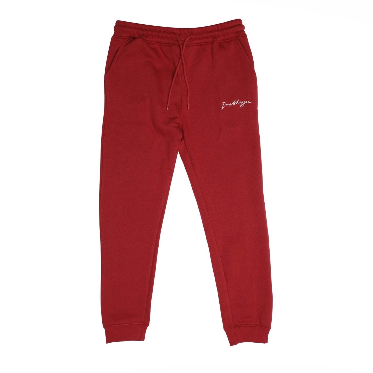 Hype Regular Fit Joggers with Ribbed Cuff