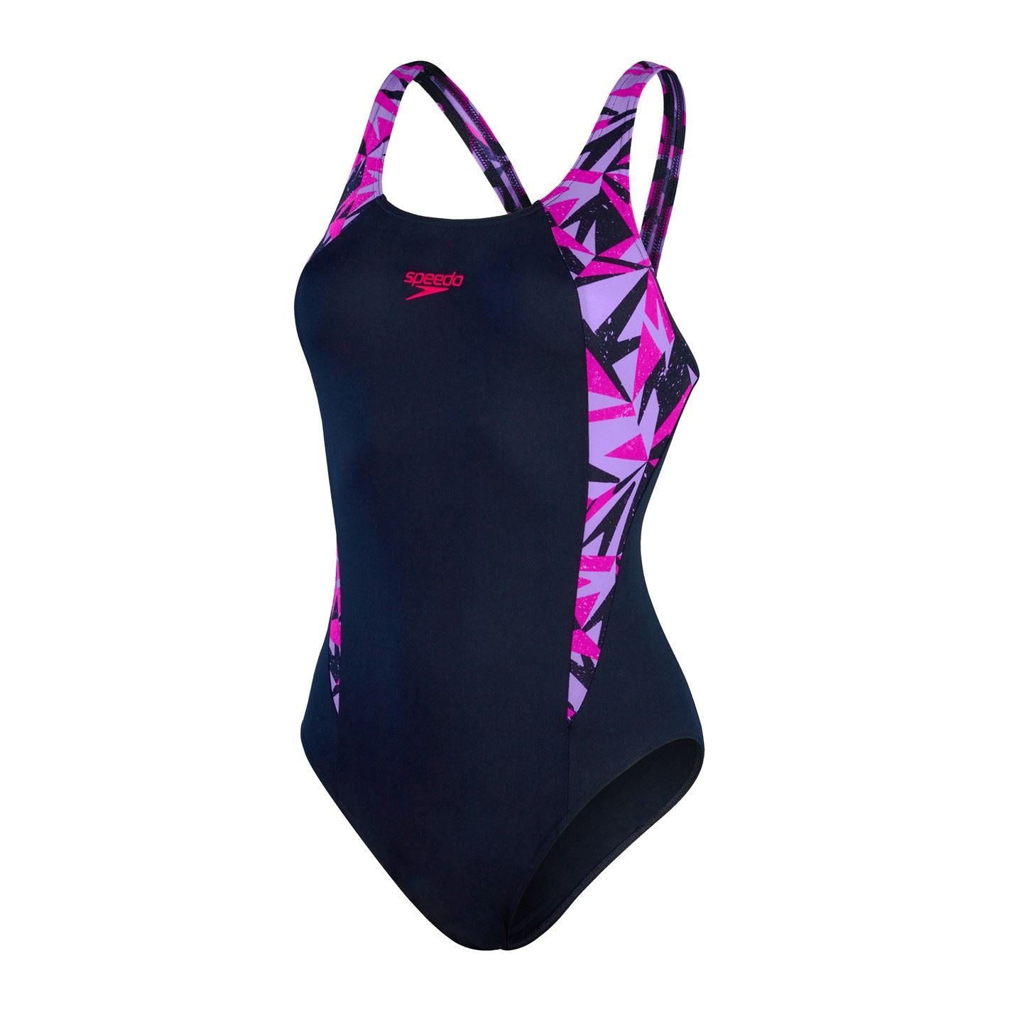 Speedo Womens Hyperboom Splice Muscleback Swimsuit