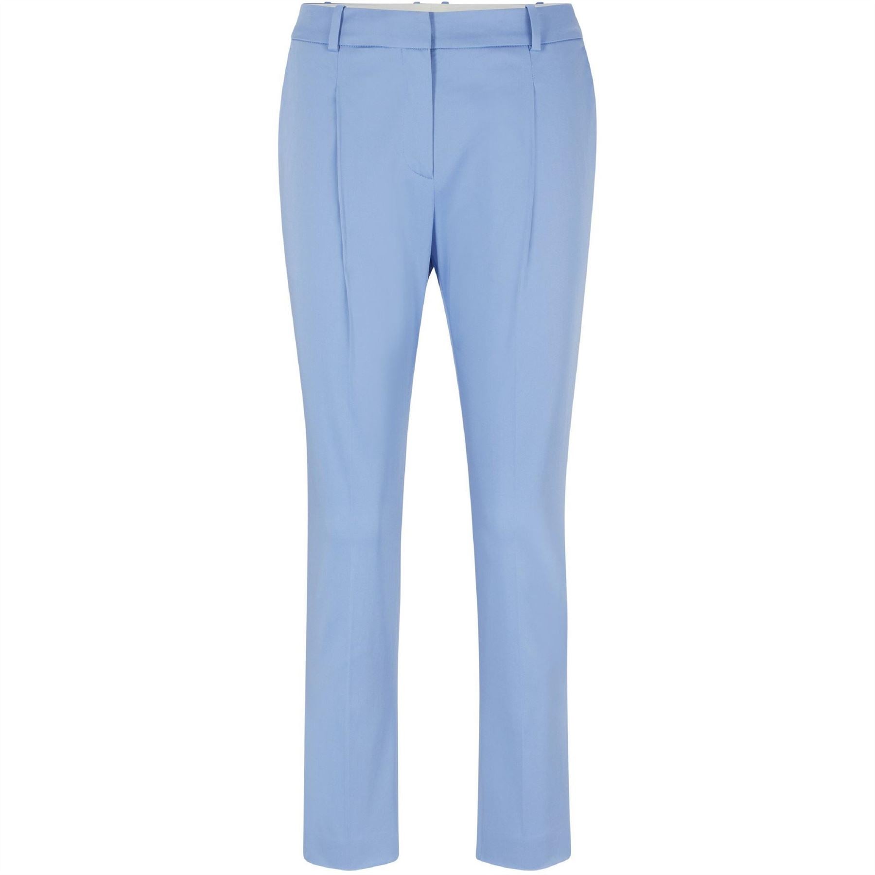 Boss Tetida Solid Patterned Straight Chinos