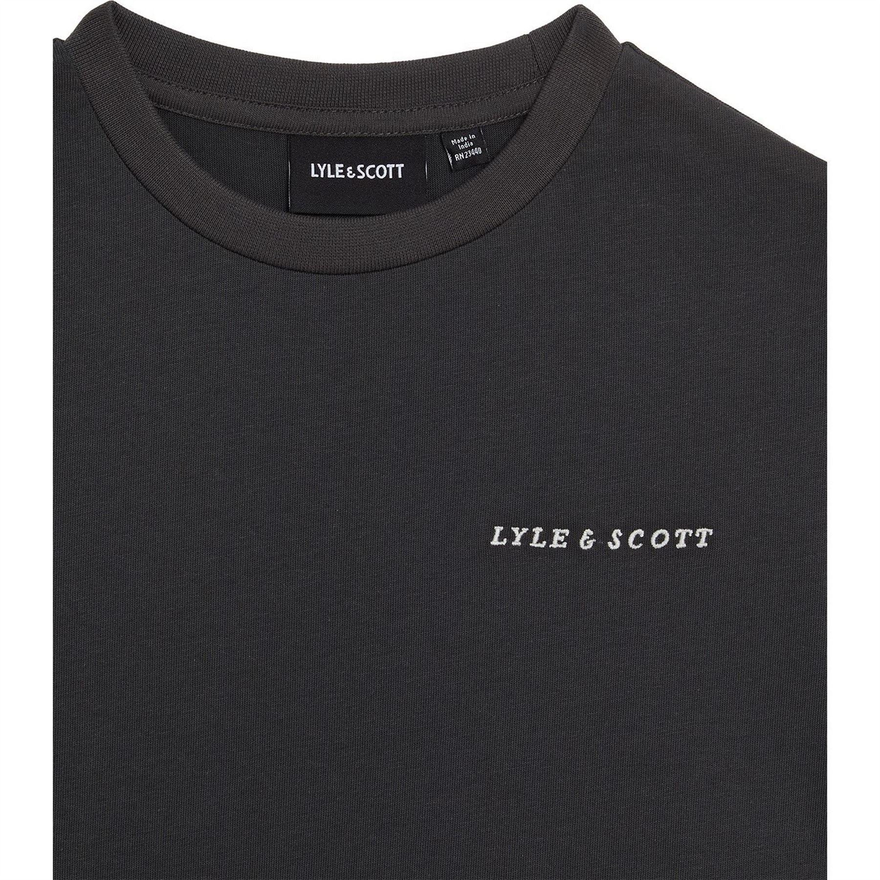 Lyle and Scott Script Regular Fit Crew Neck T-Shirt