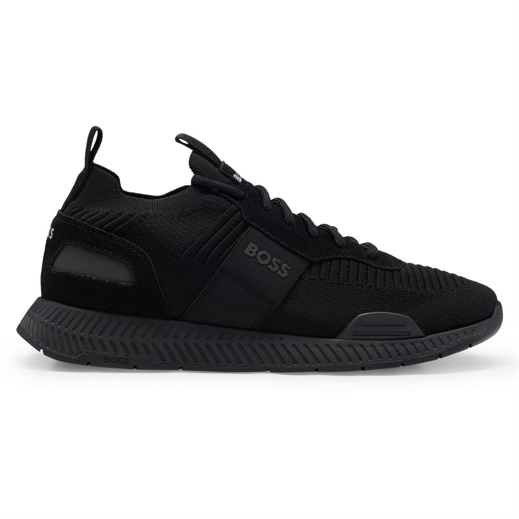 Boss Titanium Knit Trainers, Comfortable Design