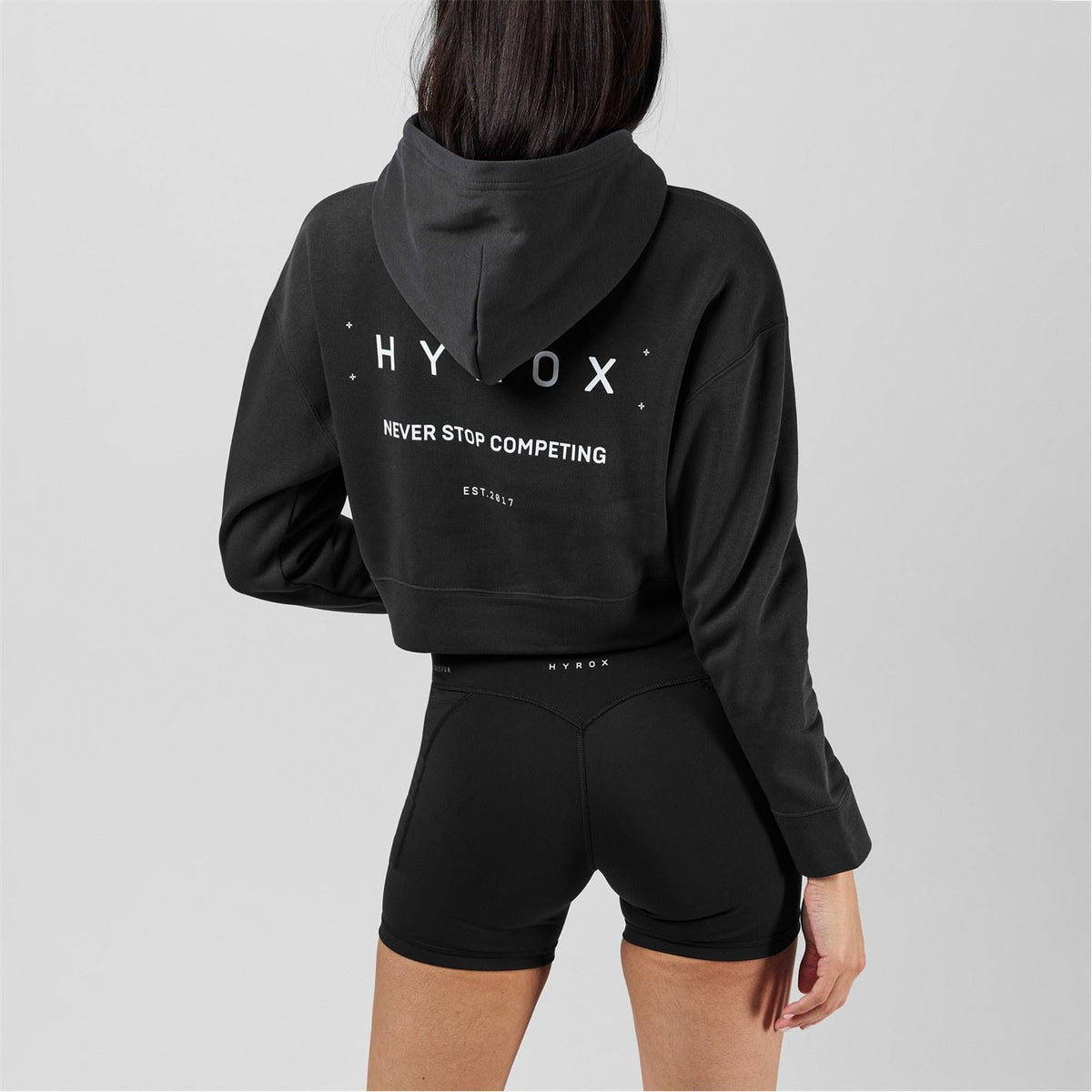 Puma Hyrox Hooded Cropped Relaxed Sweatshirt